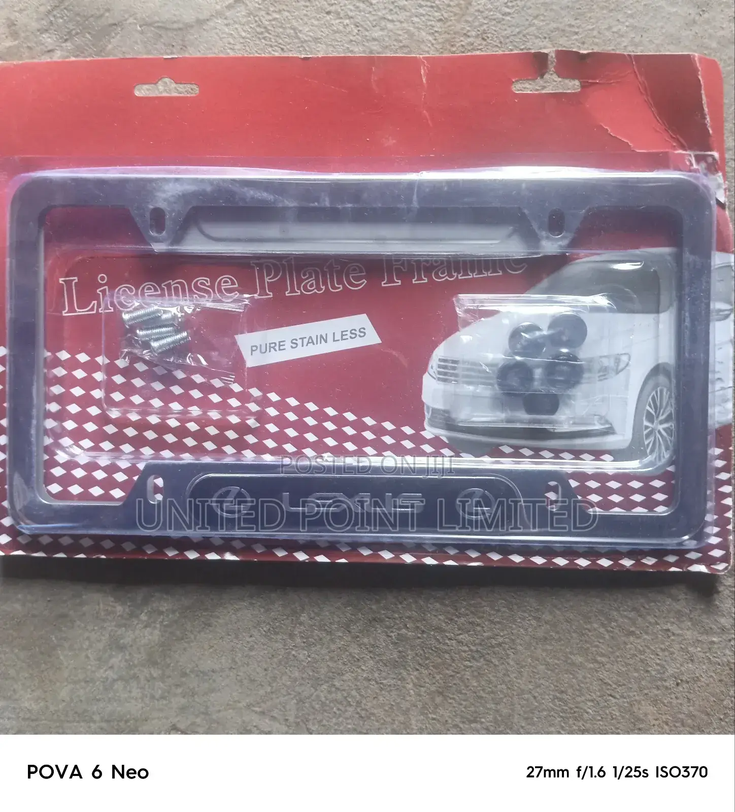 Lexus Motor Plate Number Frame Abj
