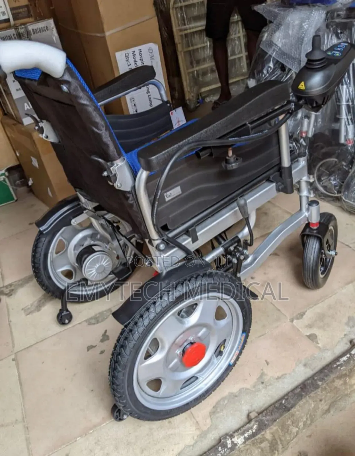 Foldable Motorized Wheelchair
