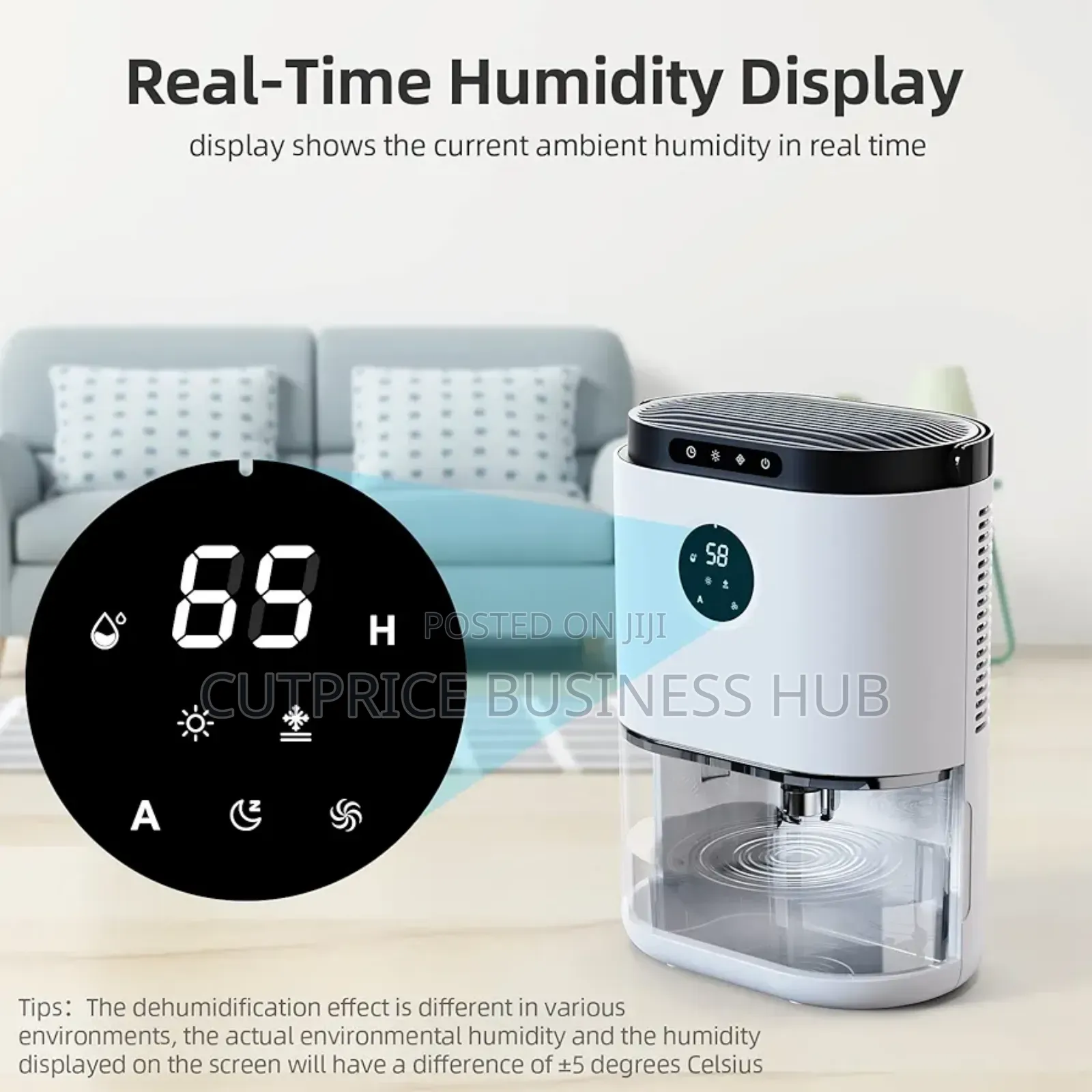XAXAZON Dehumidifier 2300ML Dehumidifier for Home, DH-CS02