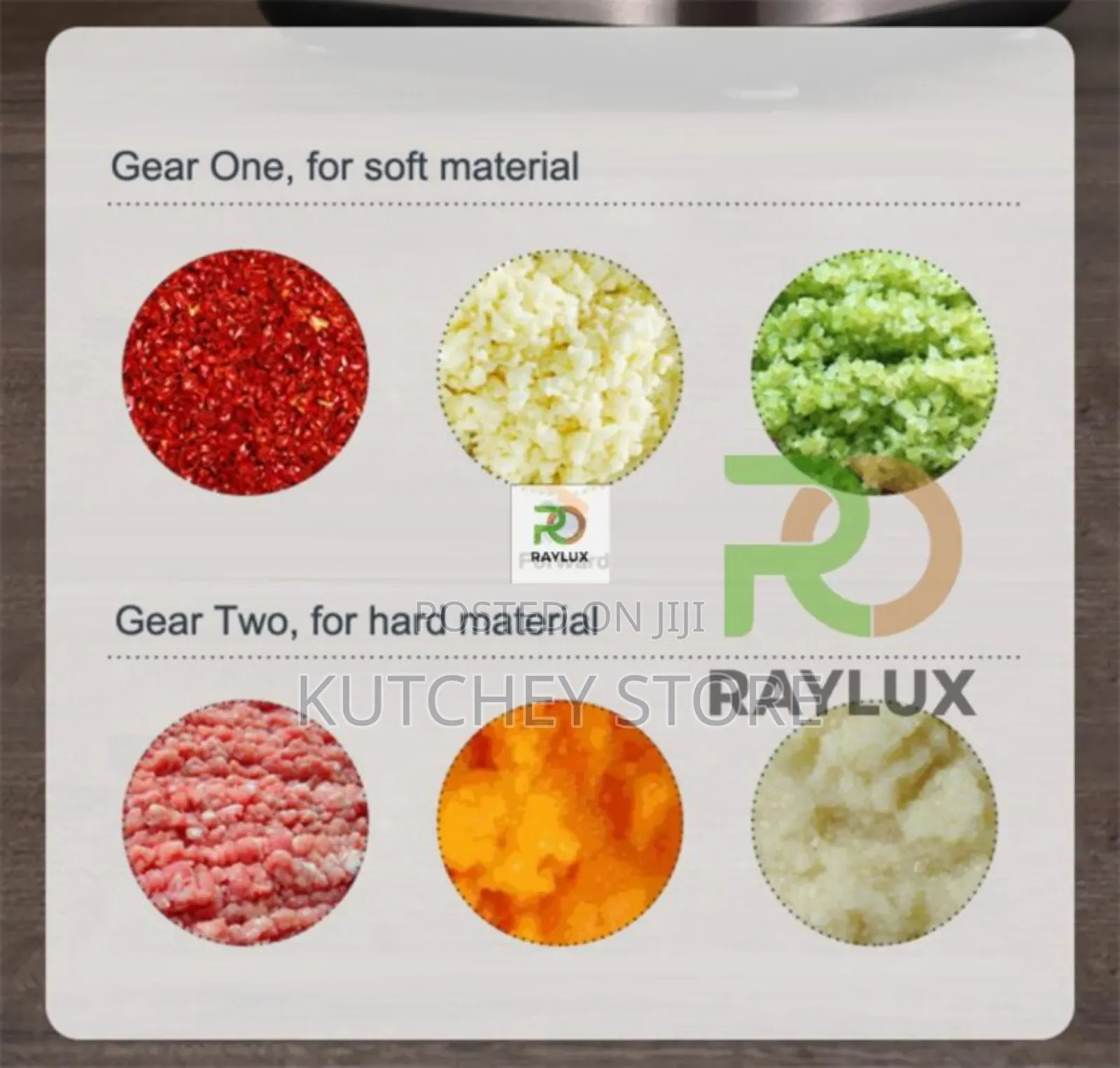Raylux 5l Commercial Food Processor, Yam-pounder Dough-maker