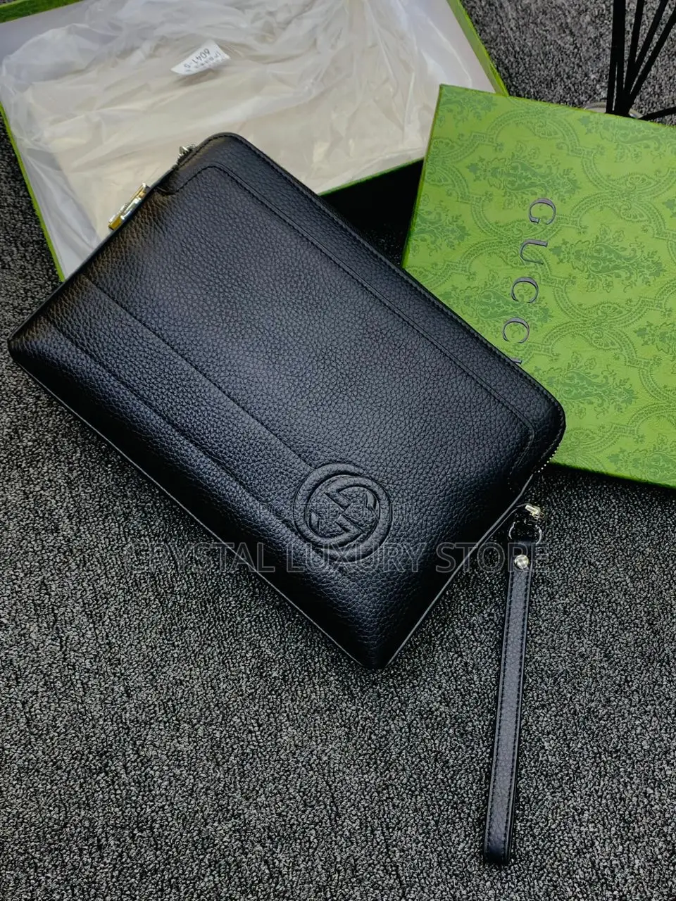 Versace Quality Luxury Men Genuine Leather Purse