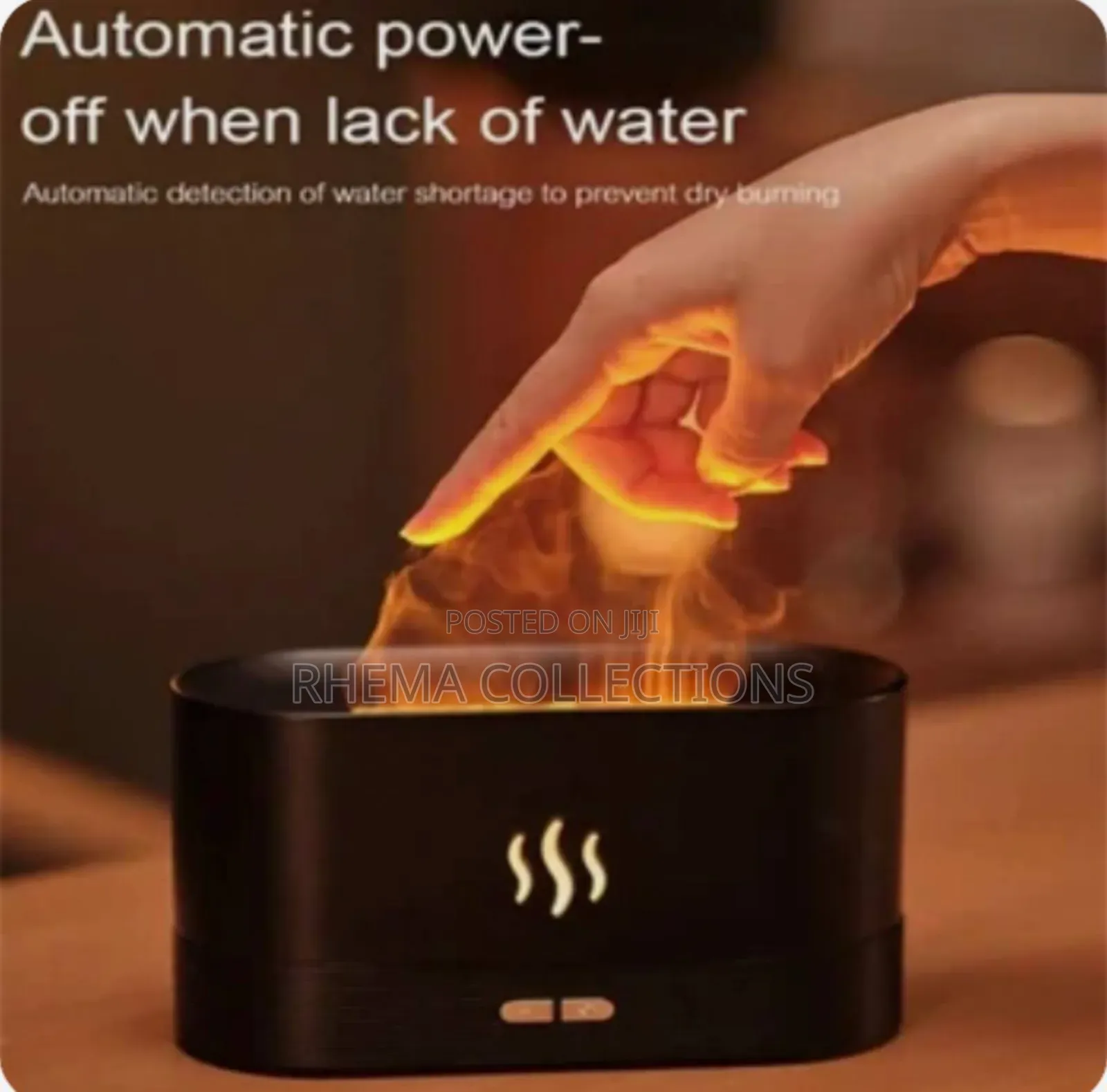 Flame Air Aroma Diffuser/Humidifier for Home, Office, Yoga
