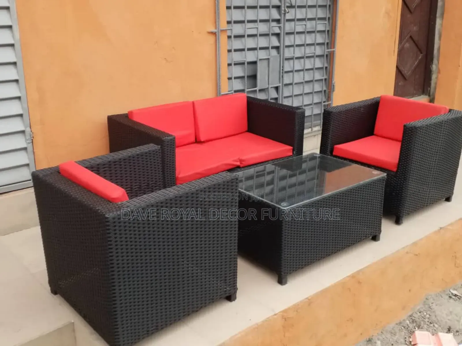 Indoor and Outdoor Garden Ratan Chair and Table.