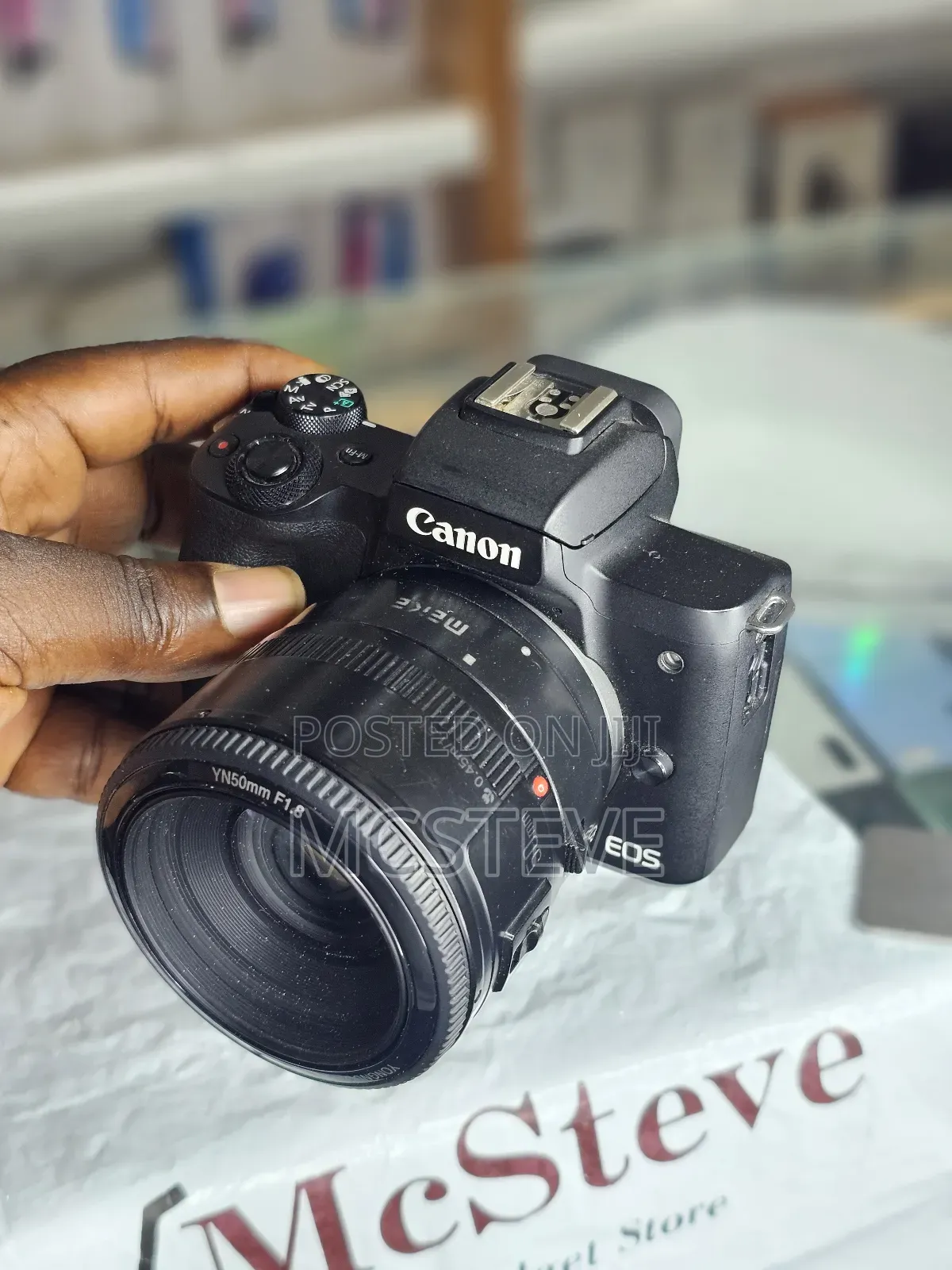 Canon EOS M50 Mark II With 50MM Lens and M Series Adapter