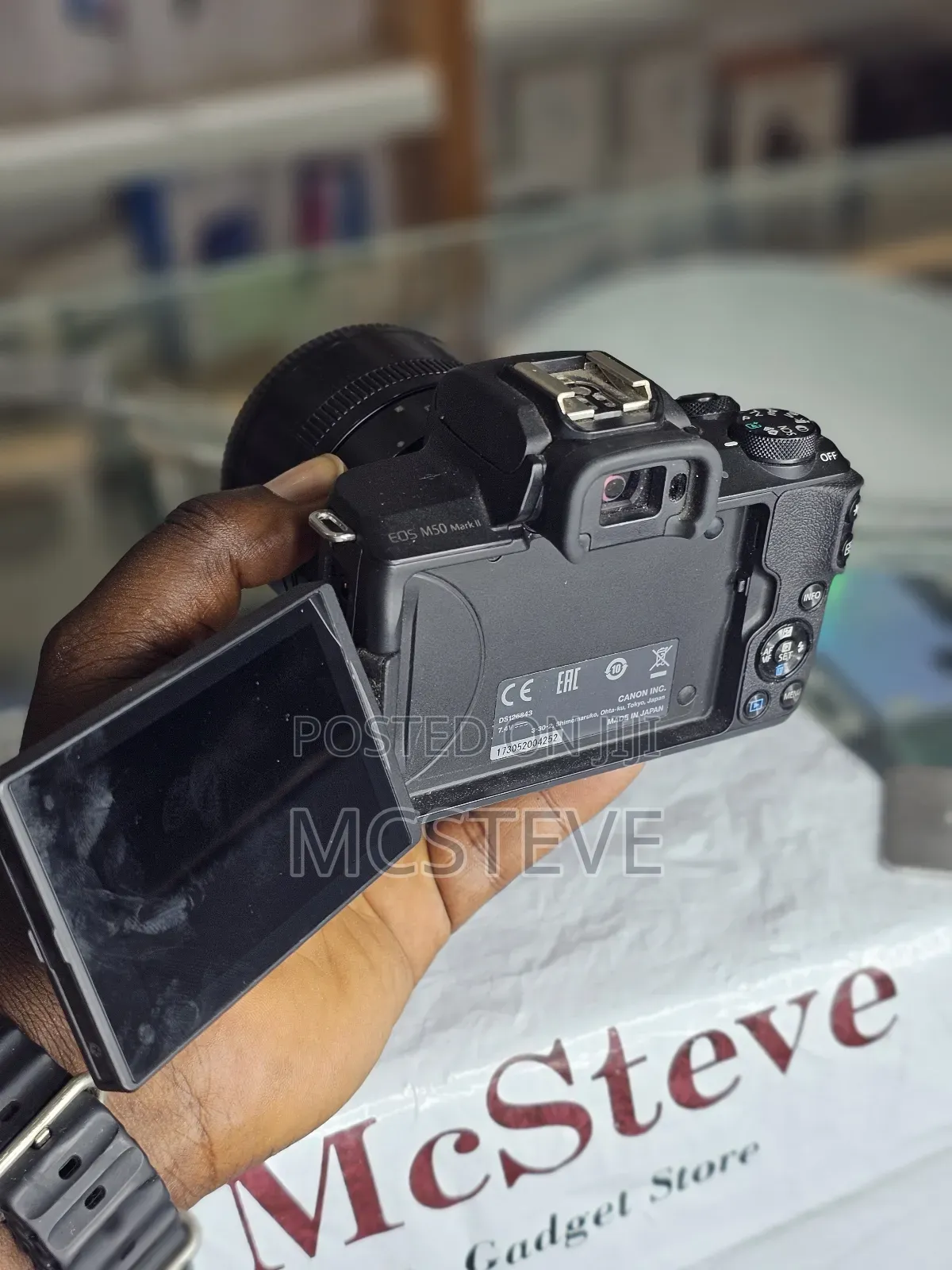 Canon EOS M50 Mark II With 50MM Lens and M Series Adapter