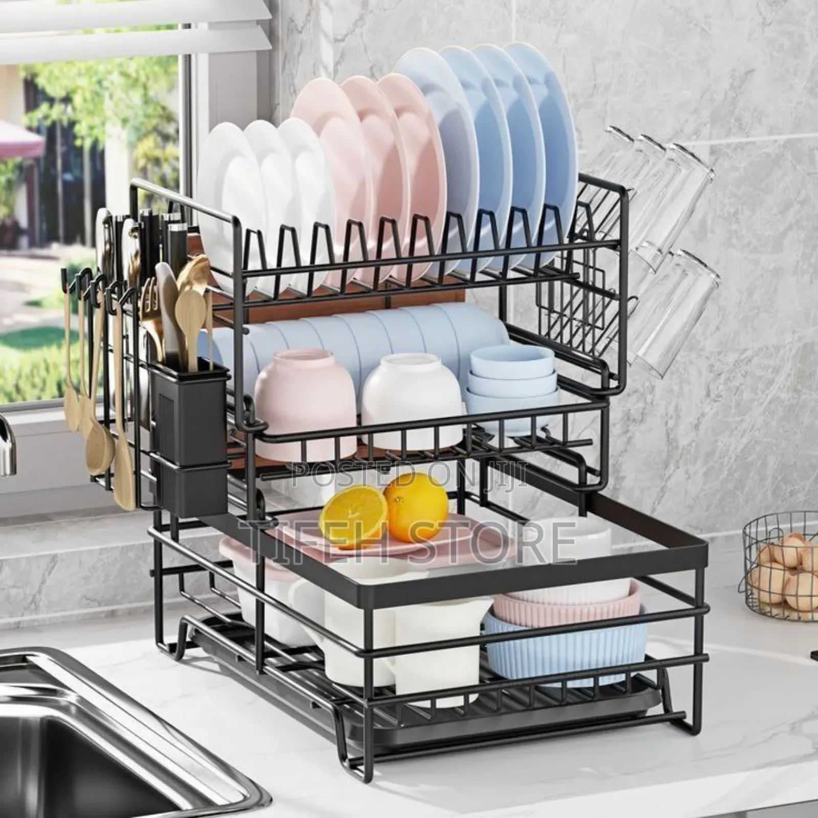3 Tiers Plate Rack