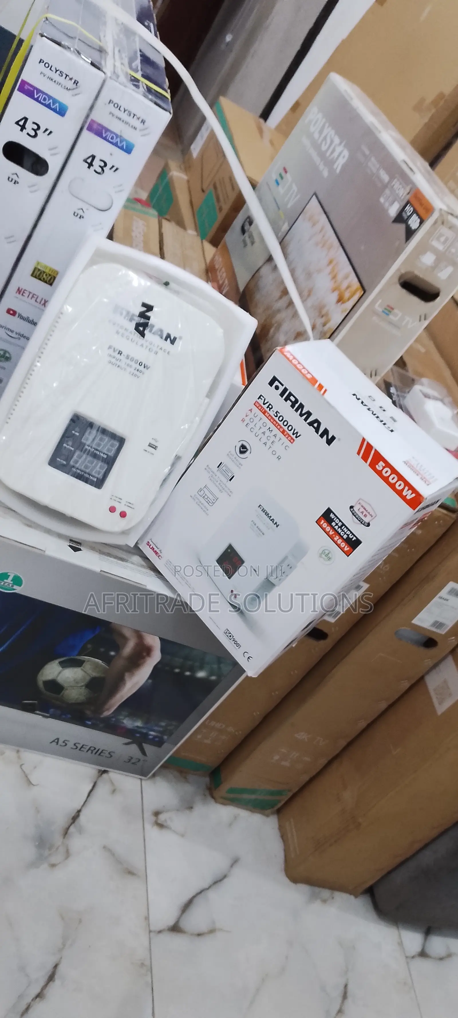 Firman FVR-5000W Wall-Mount Stabilizer- 10A Fuse