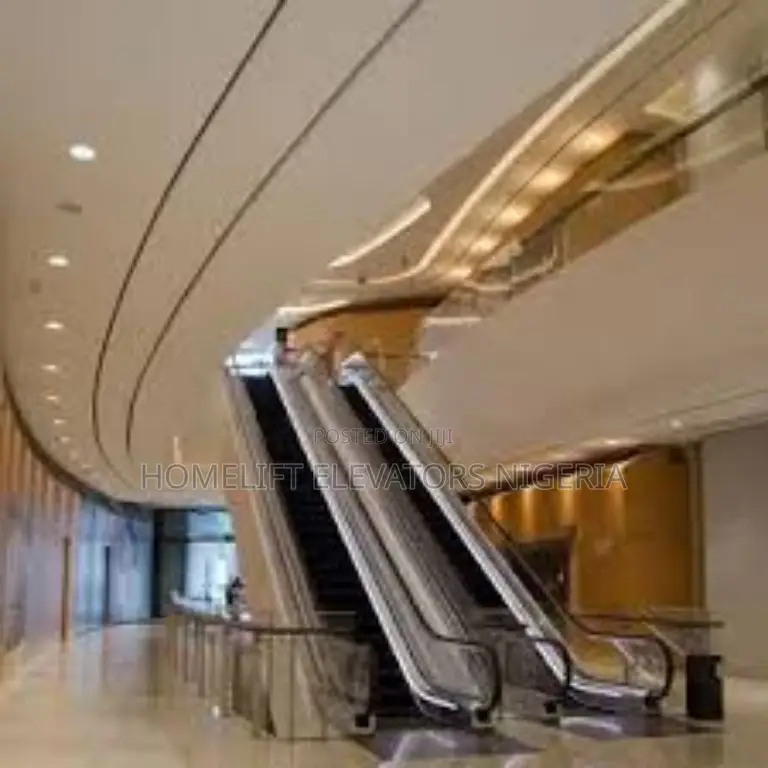 Modern Shopping Mall Escalator