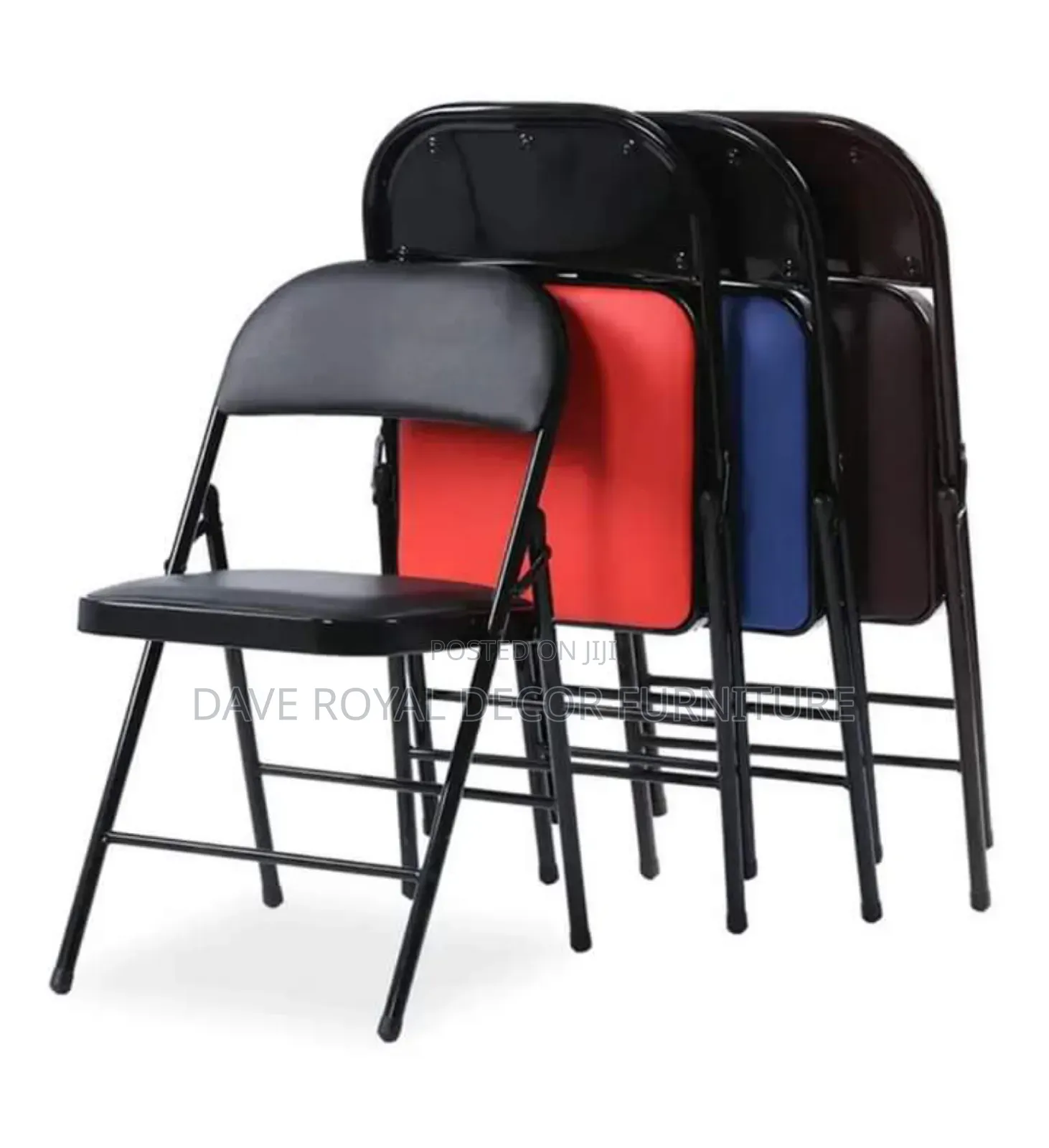 Quality Soft Leather Foldable Chair in Colors