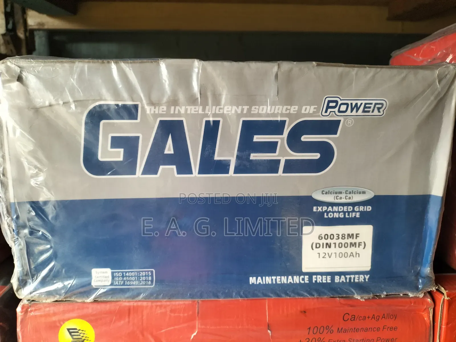 Gales Battery 100ah/12v Car Battery (C)