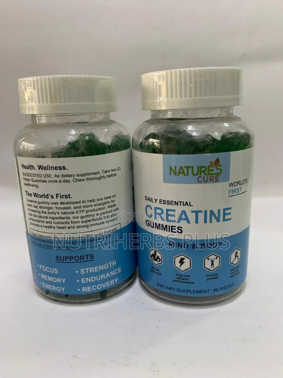Herbal Cure Creatine Gummies Boost Your Strength and Energy
