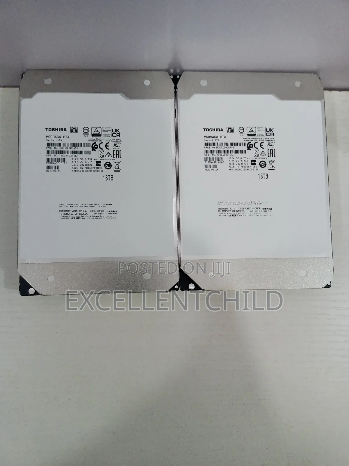 Toshiba 18tb Surveillance HDD