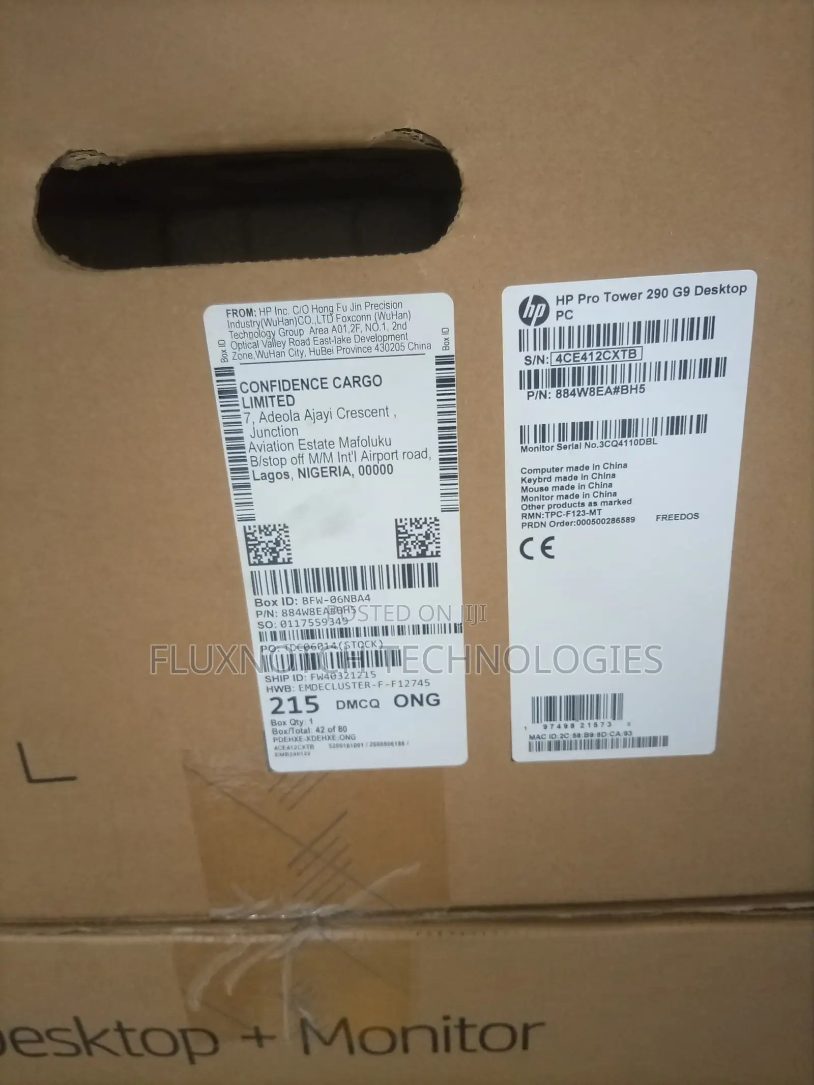 New Desktop Computer HP 290 G9 4GB Intel Core i3 HDD 1T