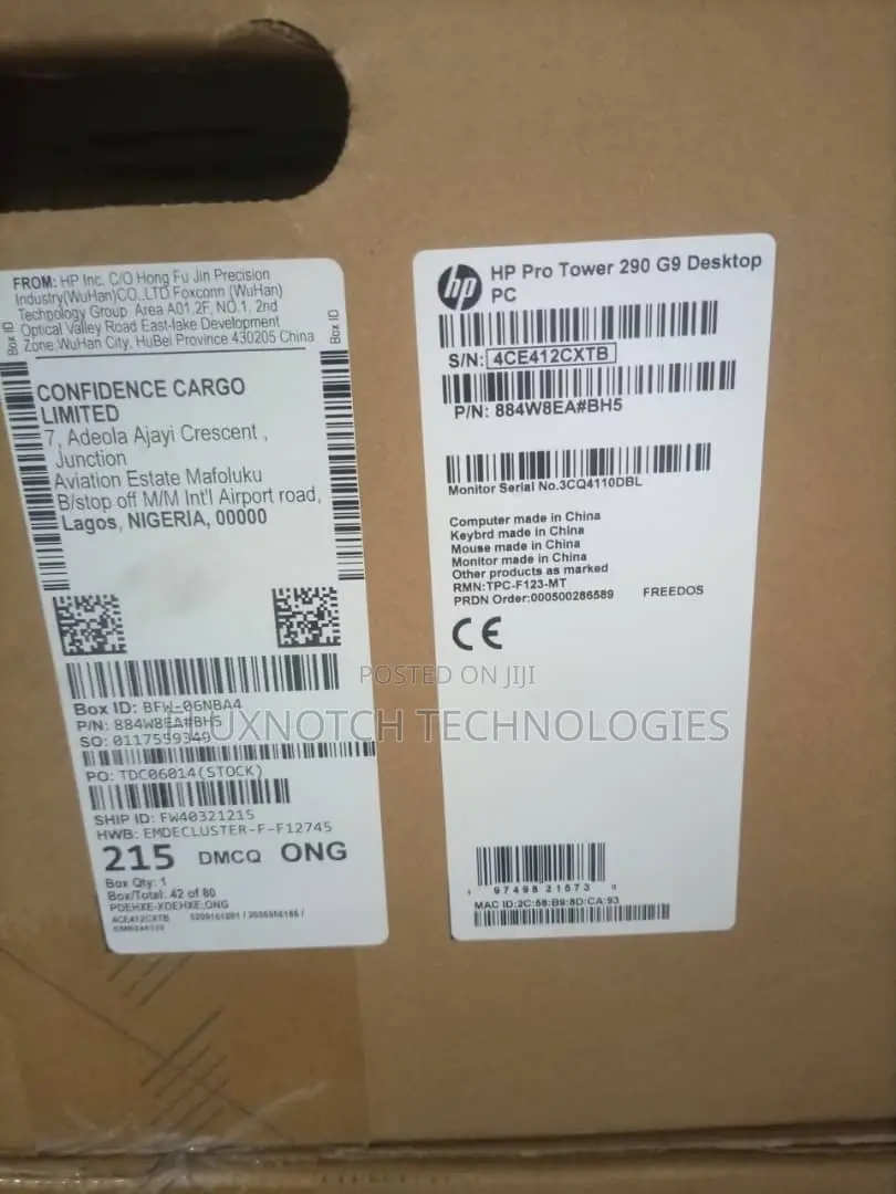 New Desktop Computer HP 290 G9 4GB Intel Core i3 HDD 1T