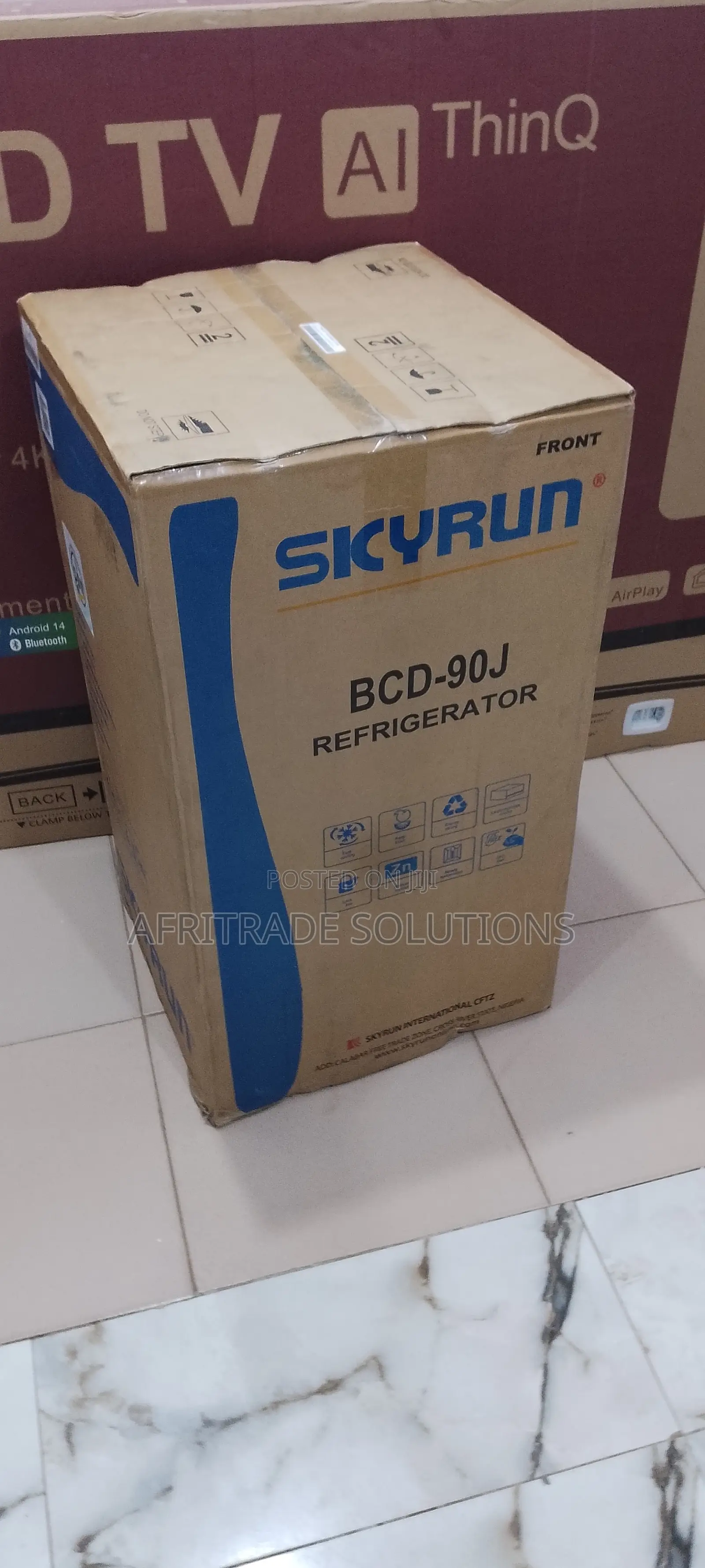 Skyrun Refrigerator 80litre Single Door With Shelves