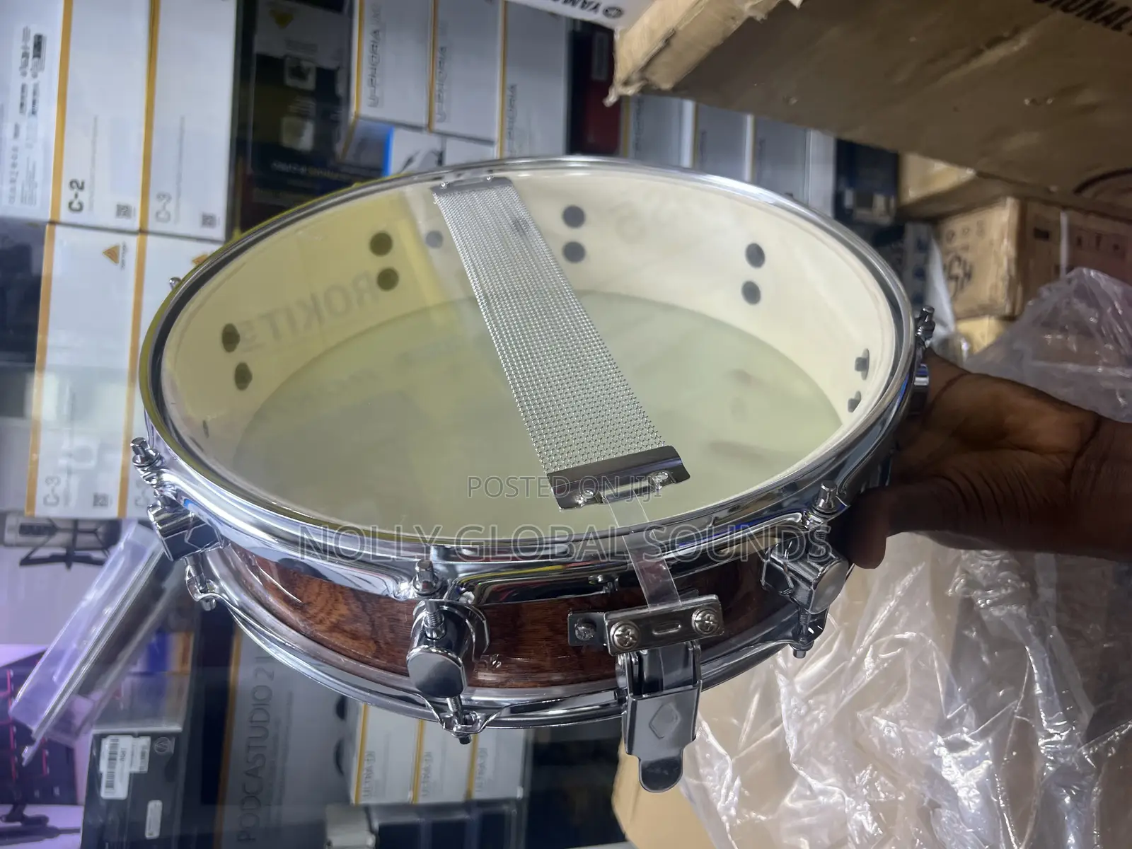 Yamaha Piccolo Snare Drum With Rough Face Chemical Velon