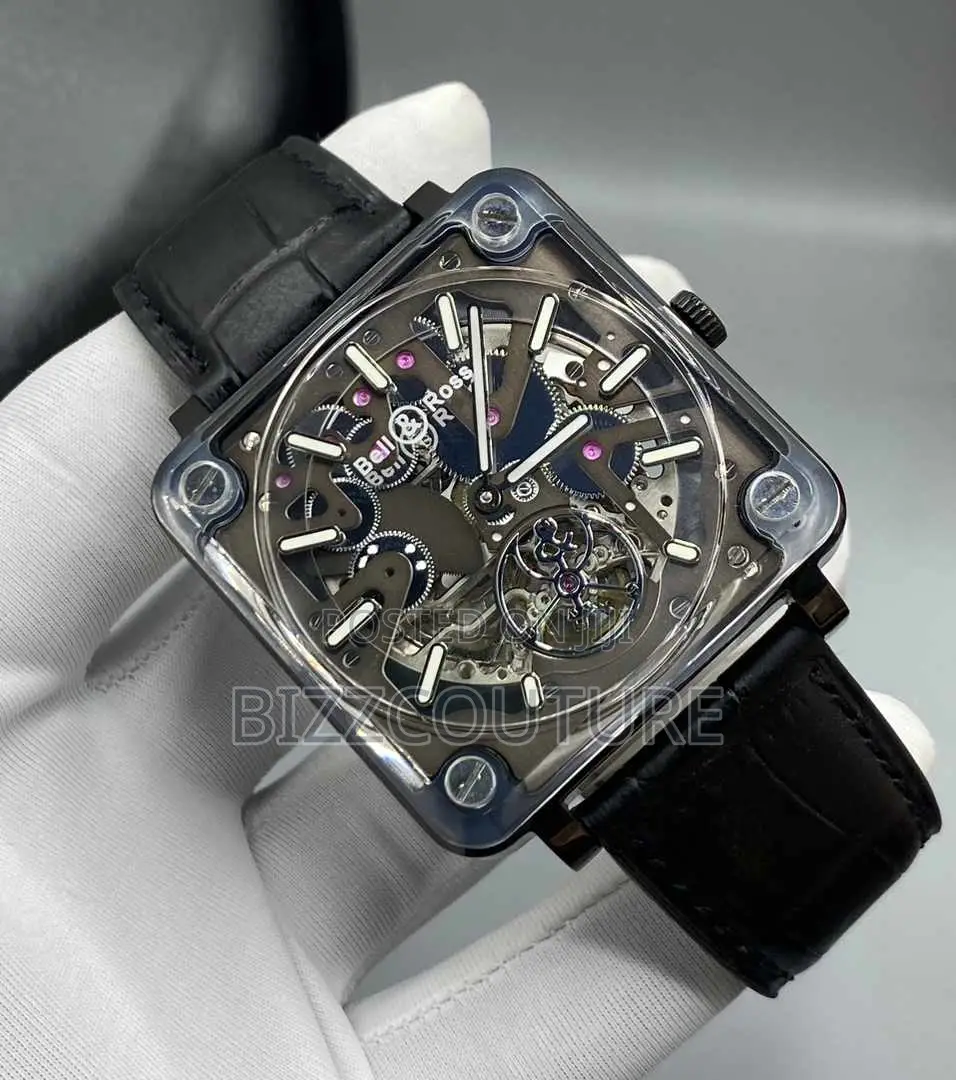 Original Bells and Ross Mechanical Leather Watch in Store
