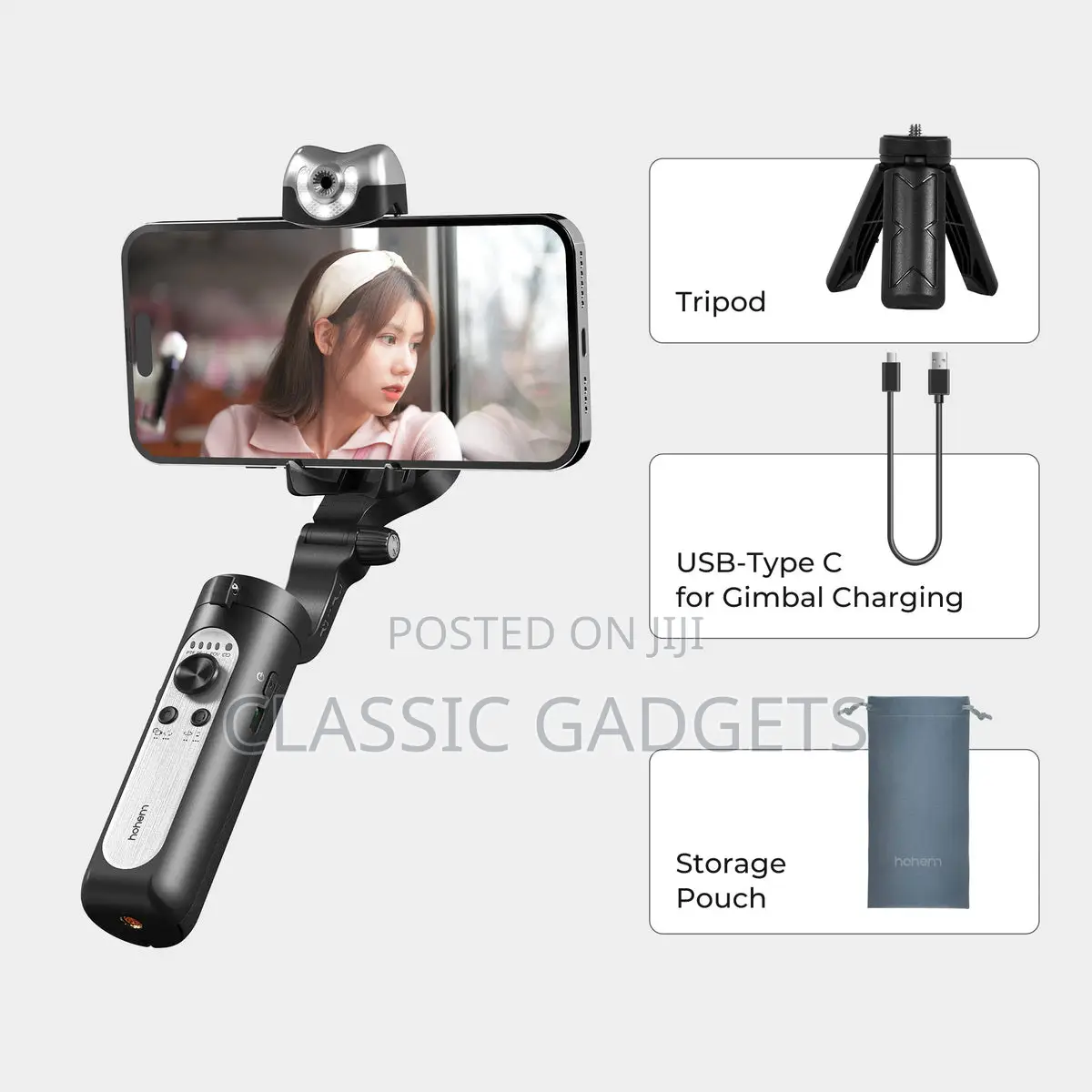 Hohem Isteady V2S AI Tracking Gimbal for Smartphones