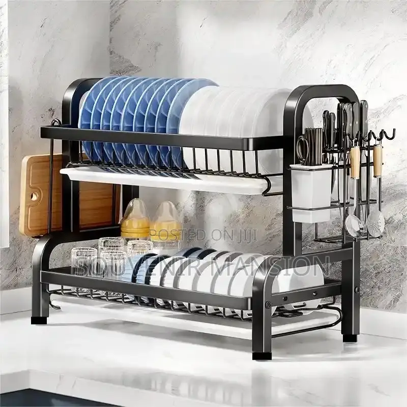 2 - Tier Dish Draining Rack
