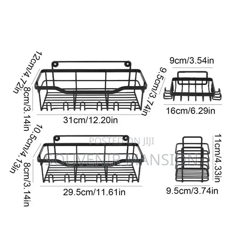 5 in 1 Bathroom Storage Rack