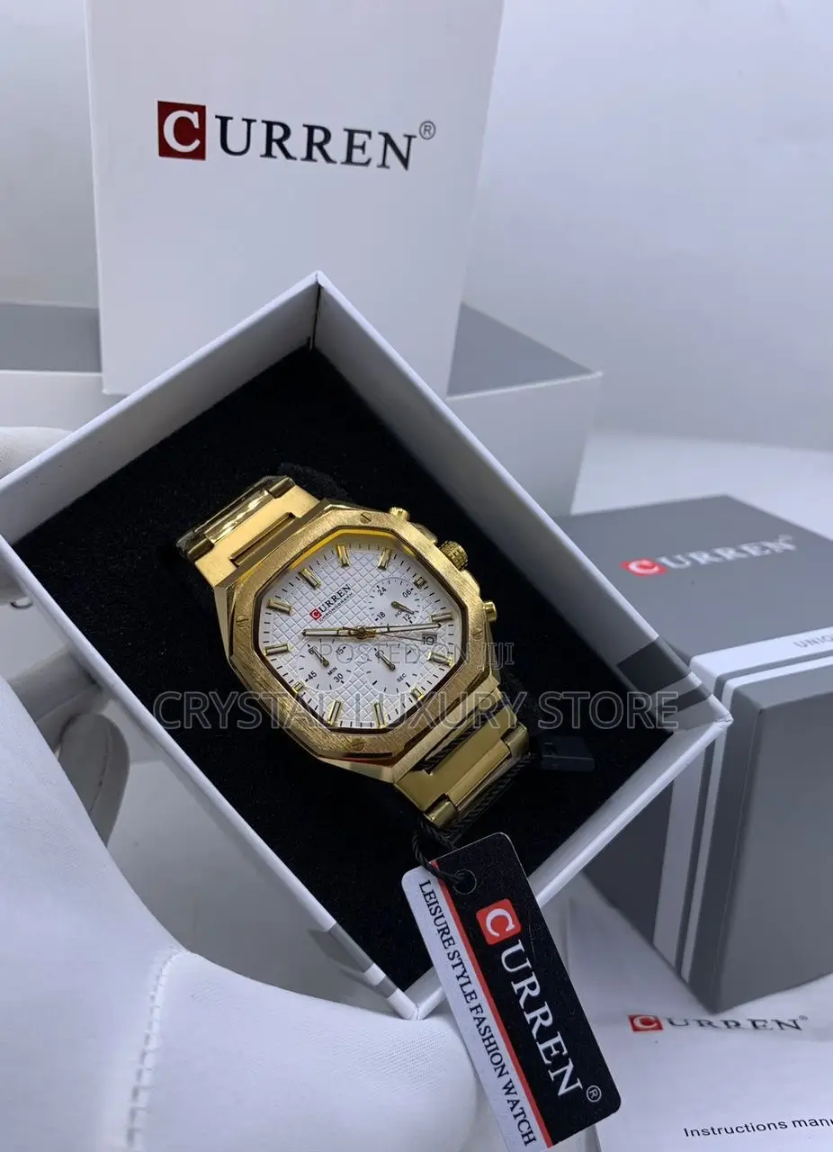 Curren Quality Luxury Men Chain Wristwatch