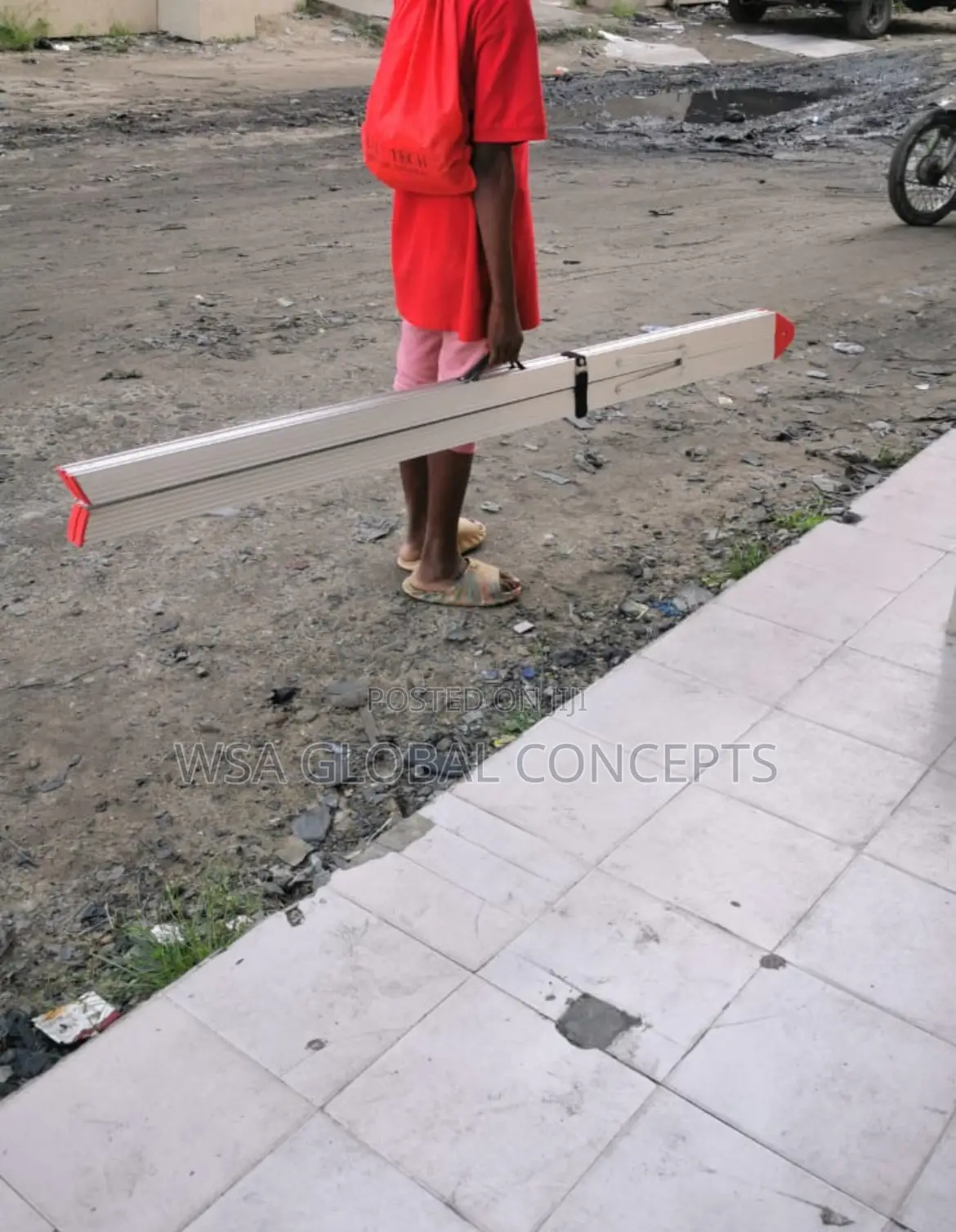 5 Steps Double Sided Magic Foldable Aluminum Ladder