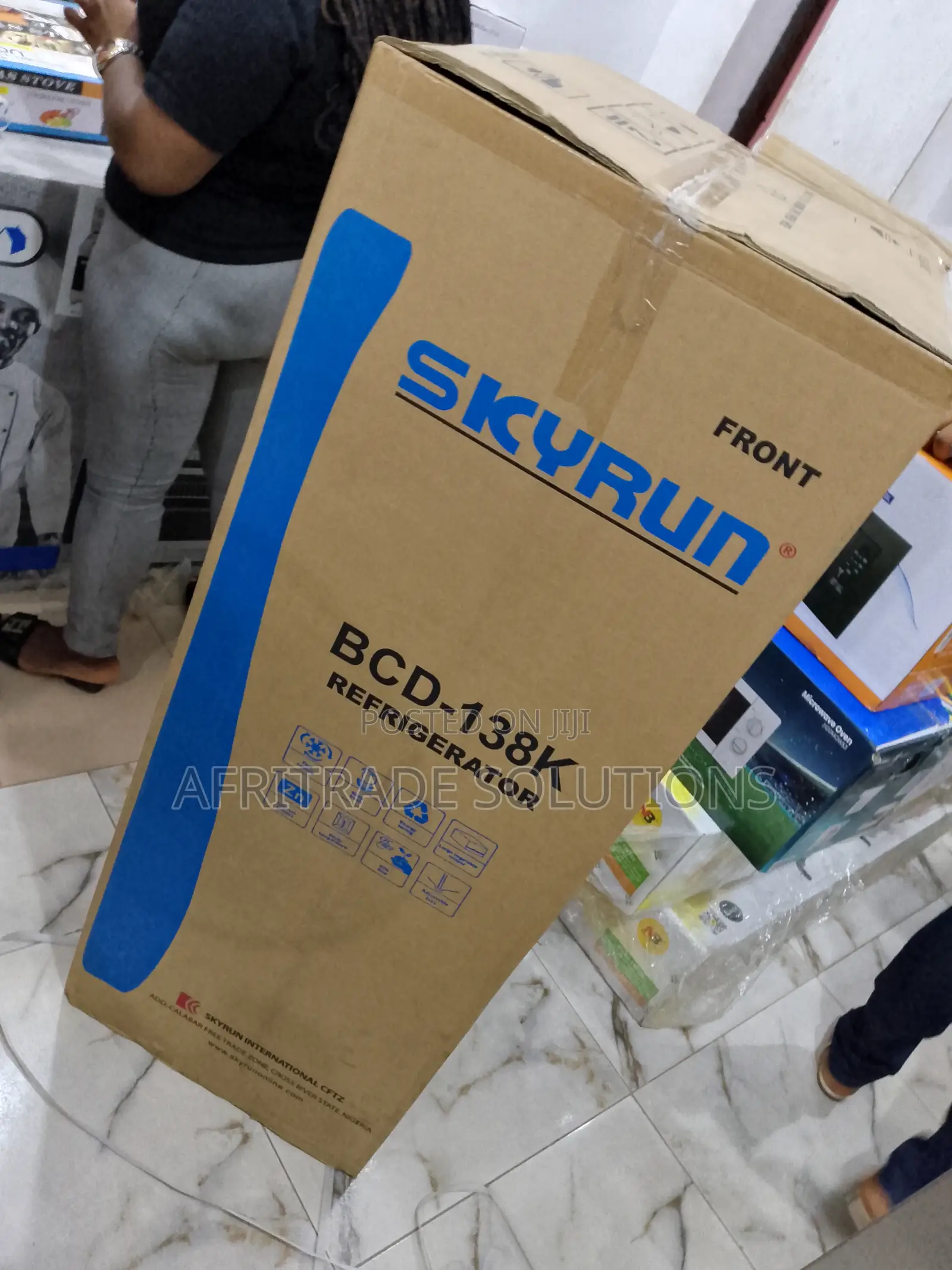 Skyrun 138 Liters Double Door Standard Fridge