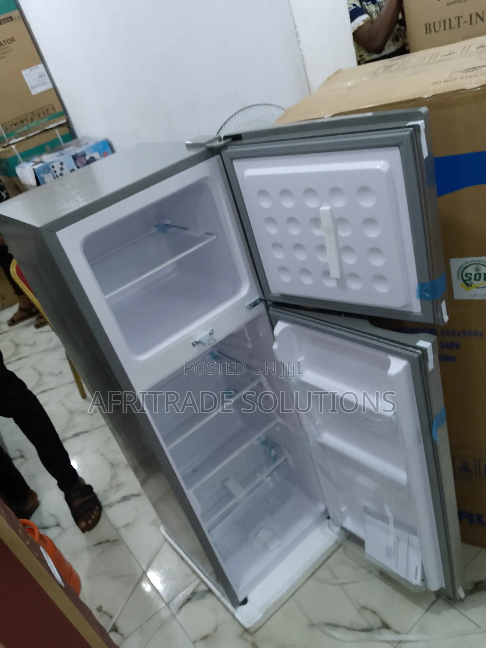 Skyrun 138 Liters Double Door Fridge- Goodbuy