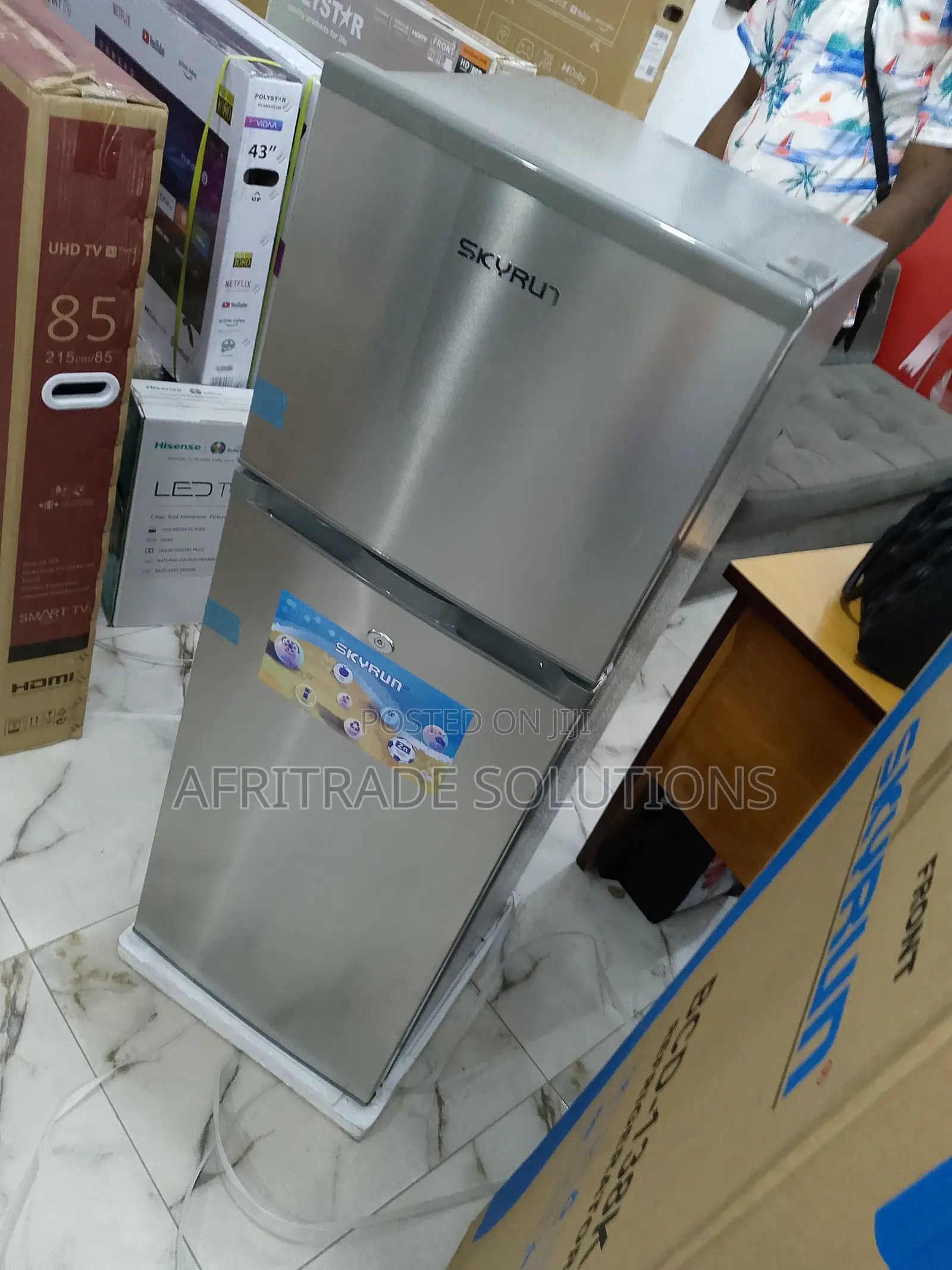 Skyrun Refrigerator BCD- (Top Freezer) + Door Racks