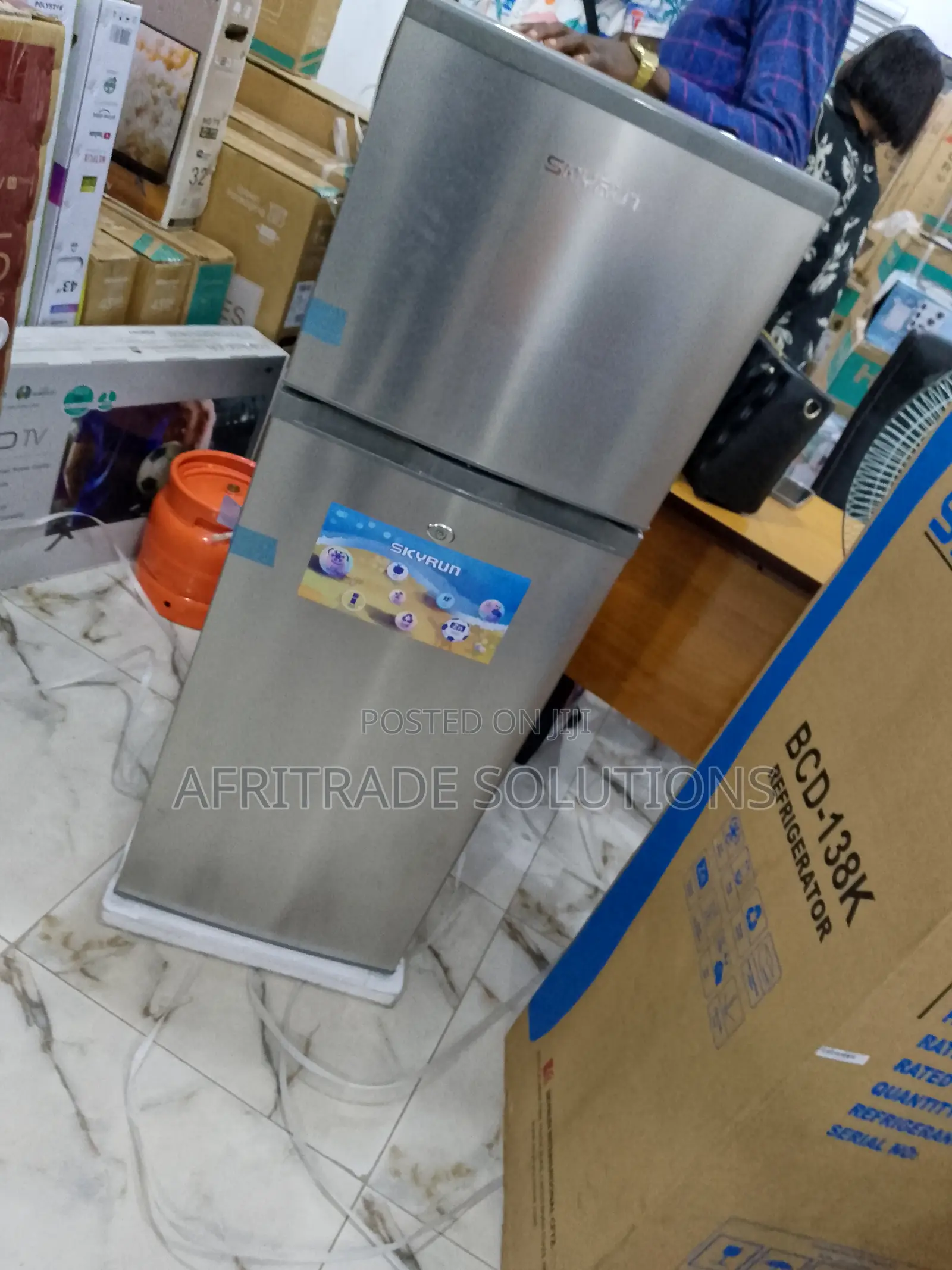 138L Skyrun Refrigerator BCD--Ice Maker