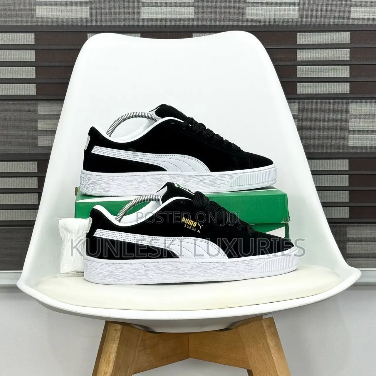 Original Puma Suede XL Black Sneakers