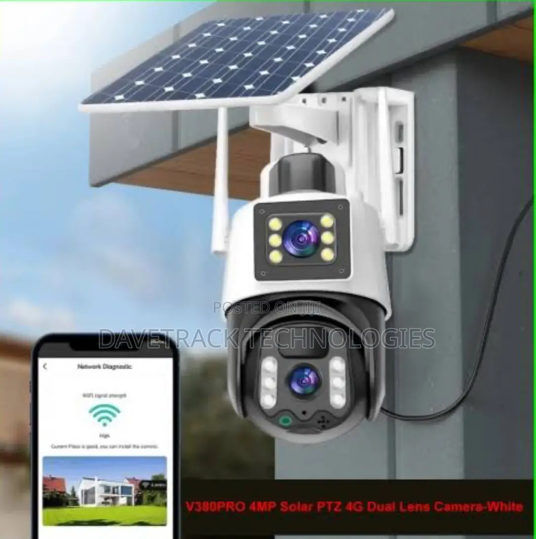 Solar PTZ 4g Dual Lens Camera