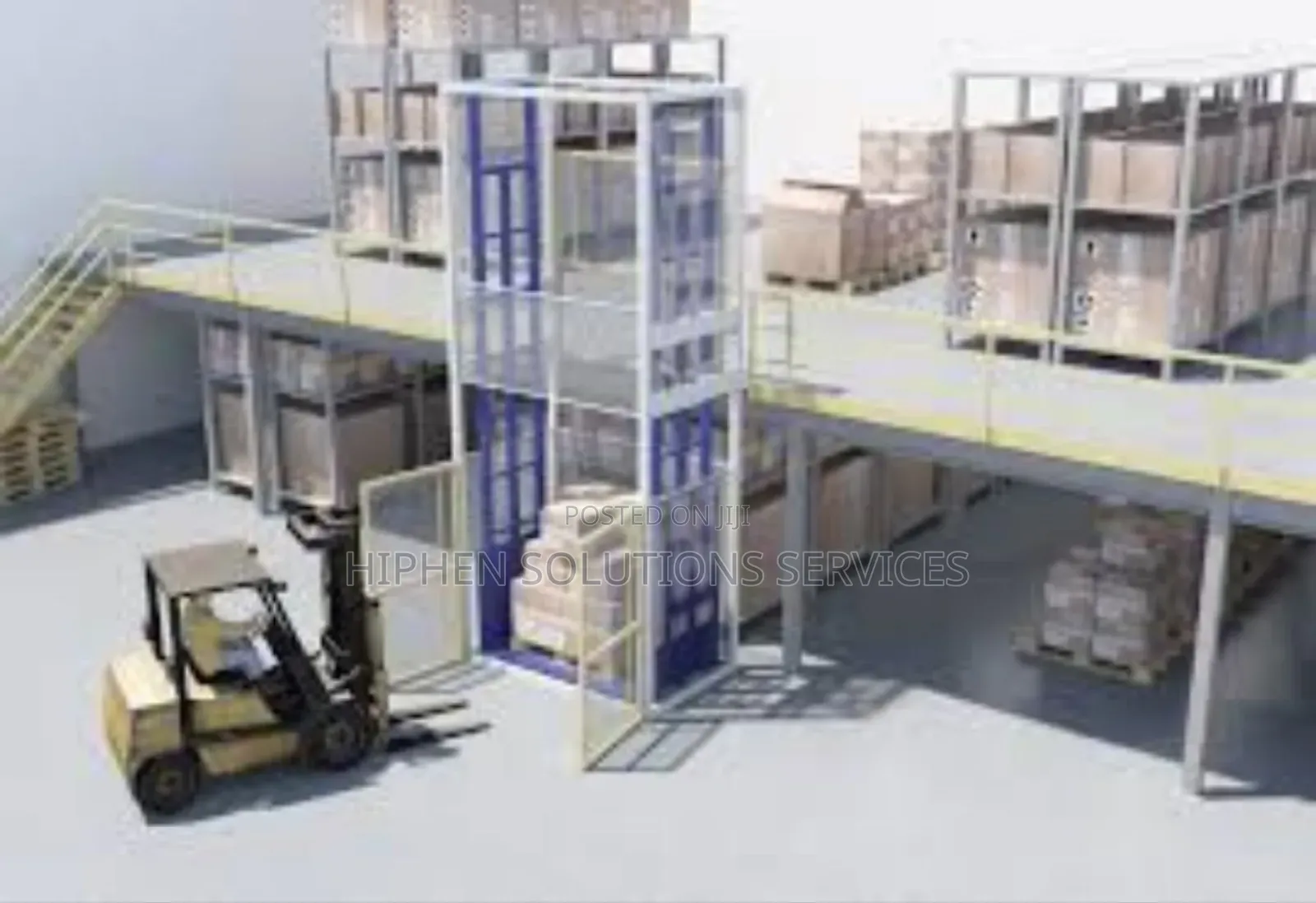 Factory Warehouse 1000kg Cargo Lift