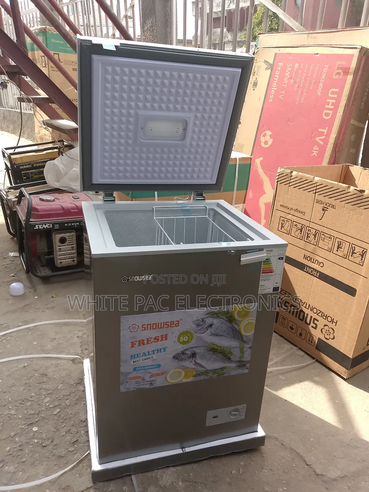 Snowsea Freezer Extra Cooling 130-Litre Ice Block Maker