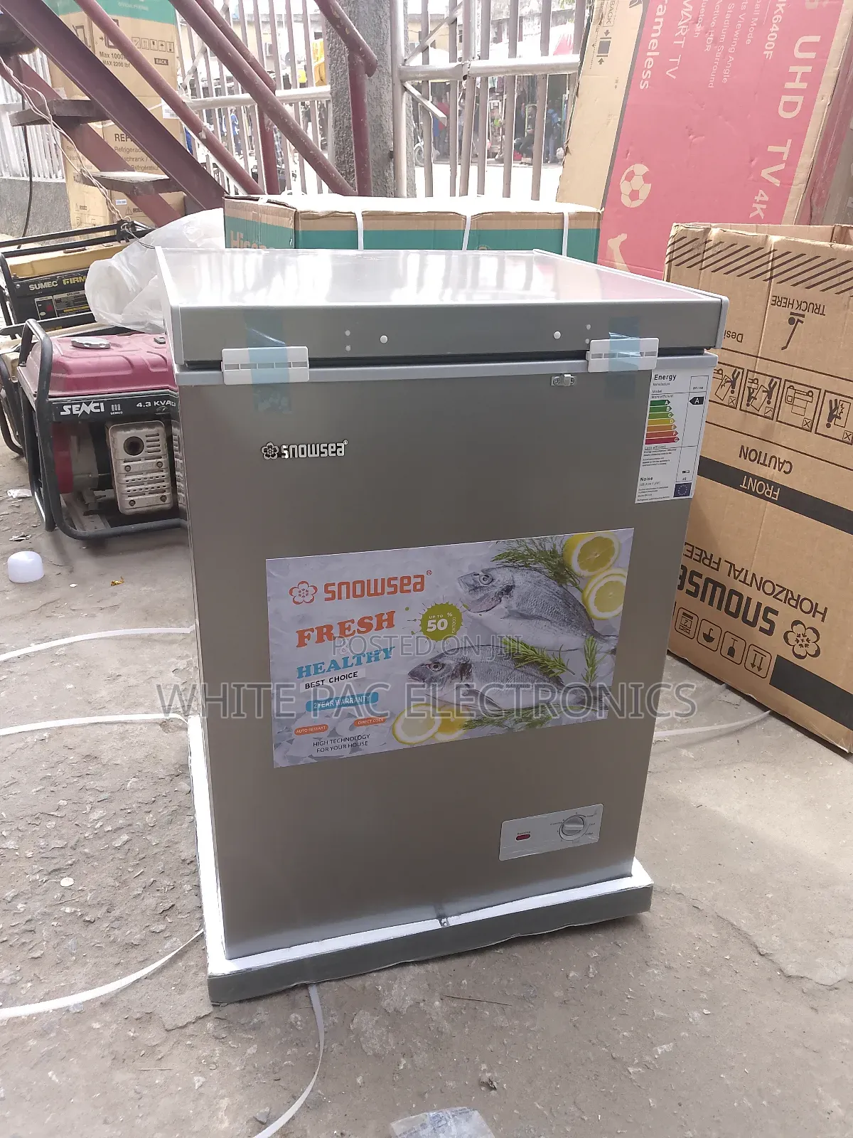 Snowsea Freezer Extra Cooling 130-Litre Ice Block Maker