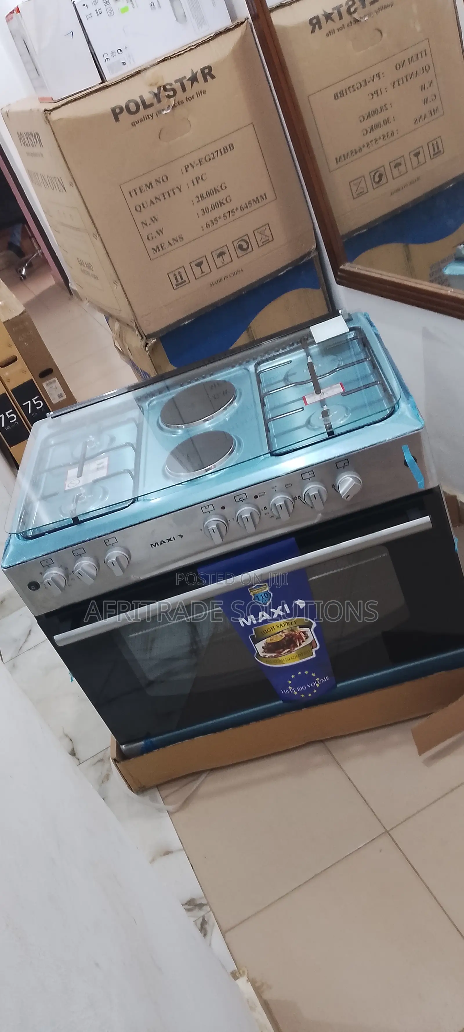 Maxi 90 by 60 Auto-Ignition Standing Cooker and Oven