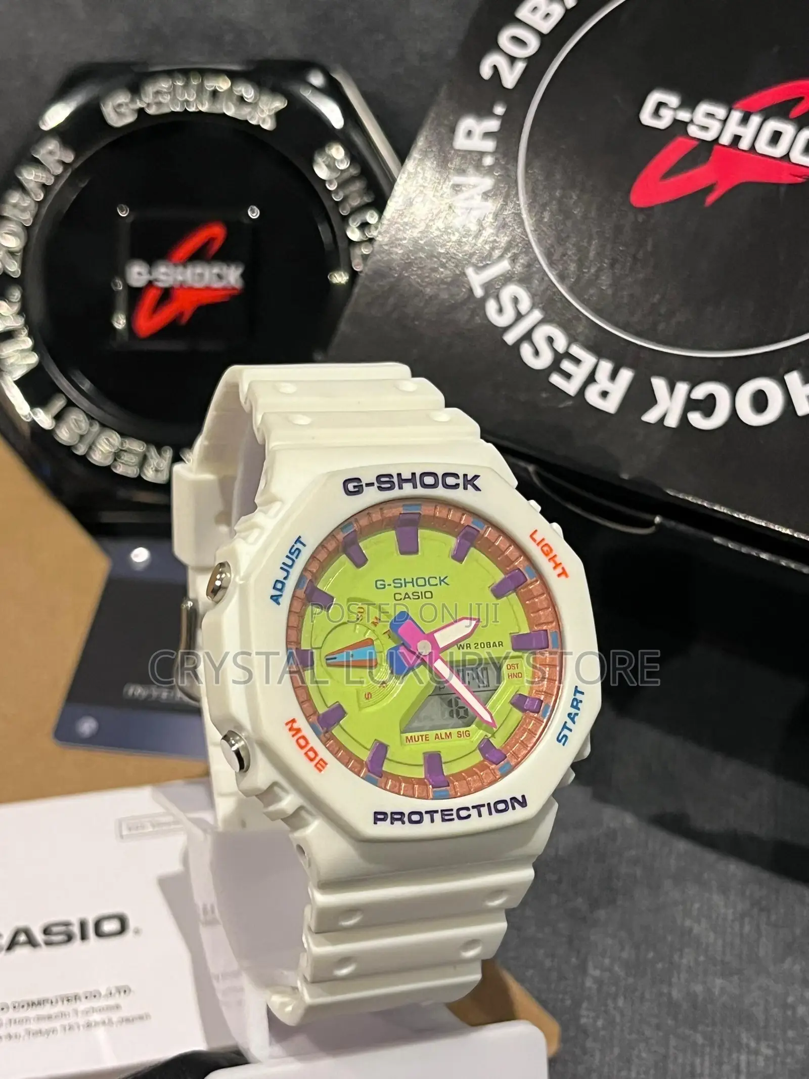G-Shock Quality Luxury Men Rubber Strap Wristwatch