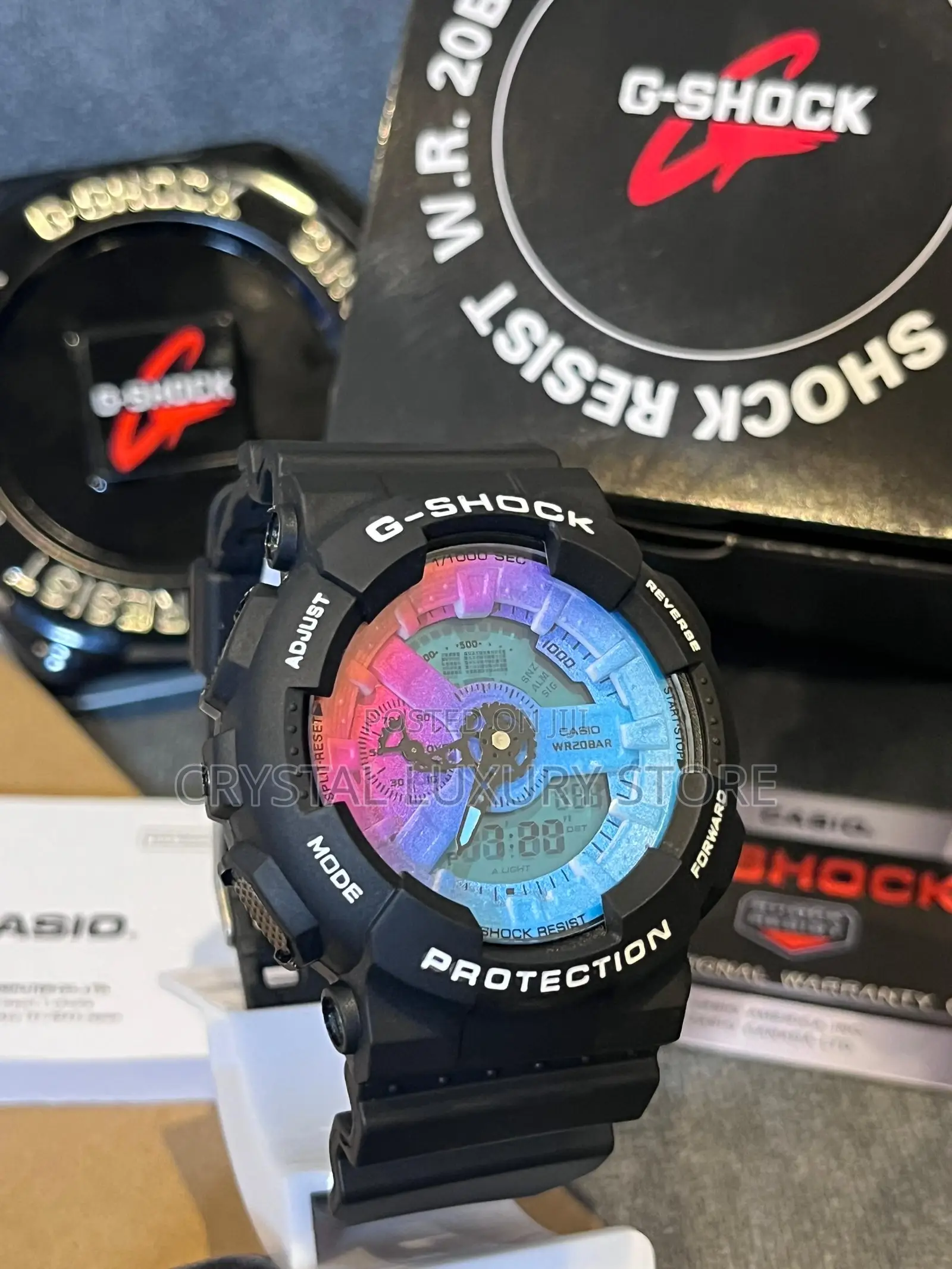 G-Shock Quality Luxury Men Rubber Strap Wristwatch