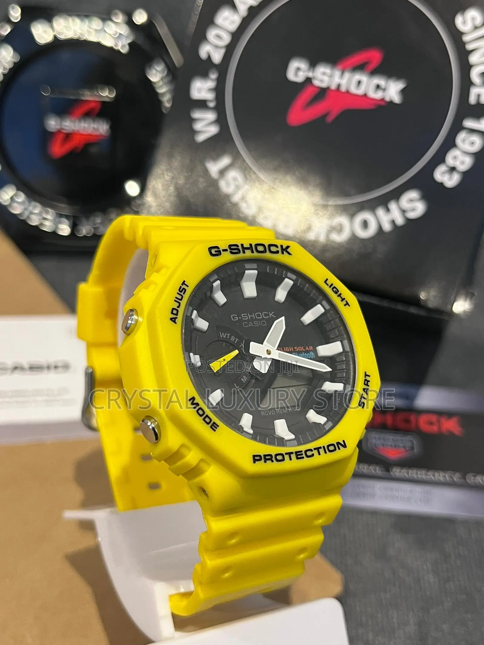 G-Shock Quality Luxury Men Rubber Strap Wristwatch