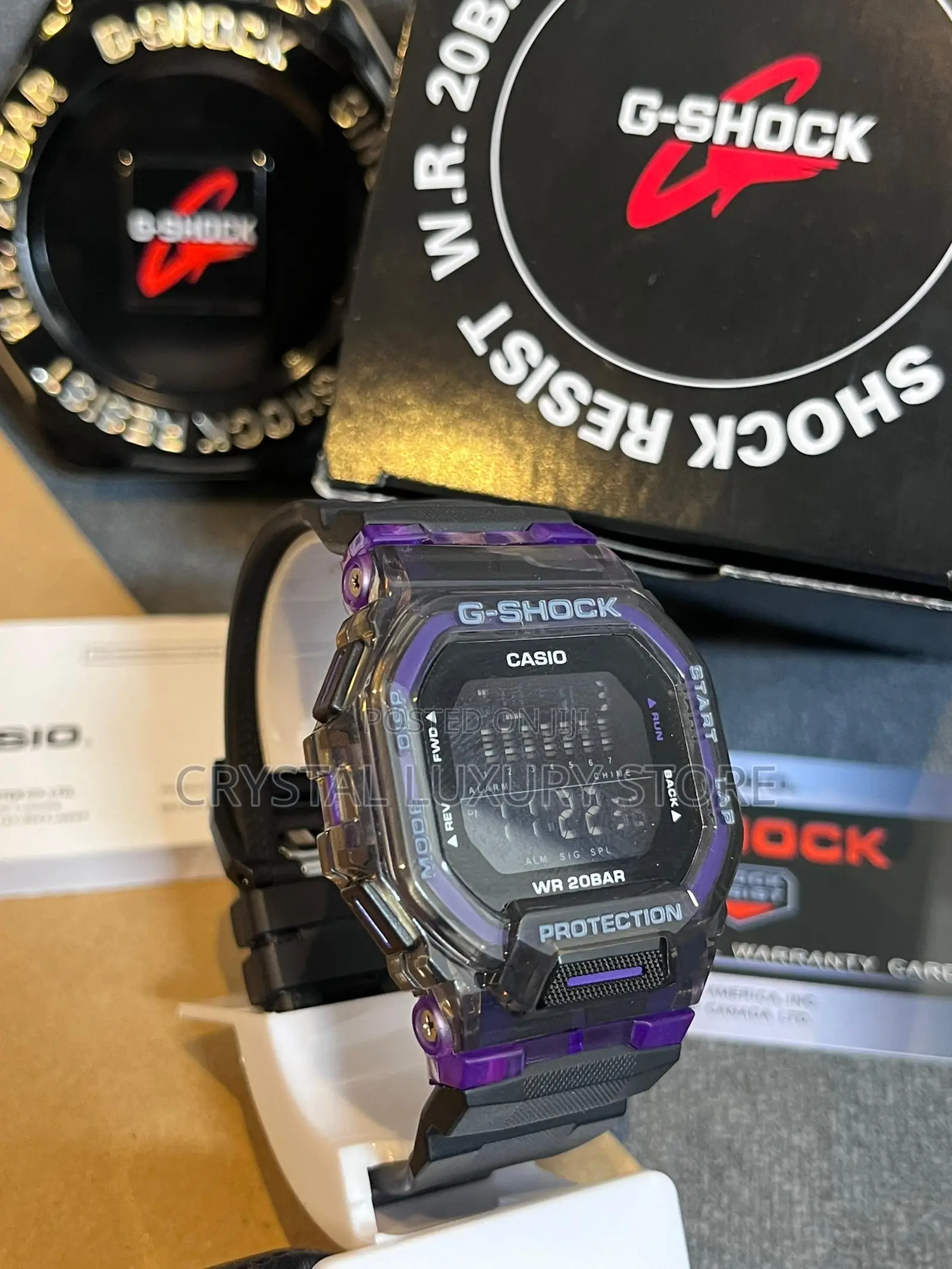 G-Shock Quality Luxury Men Rubber Strap Wristwatch