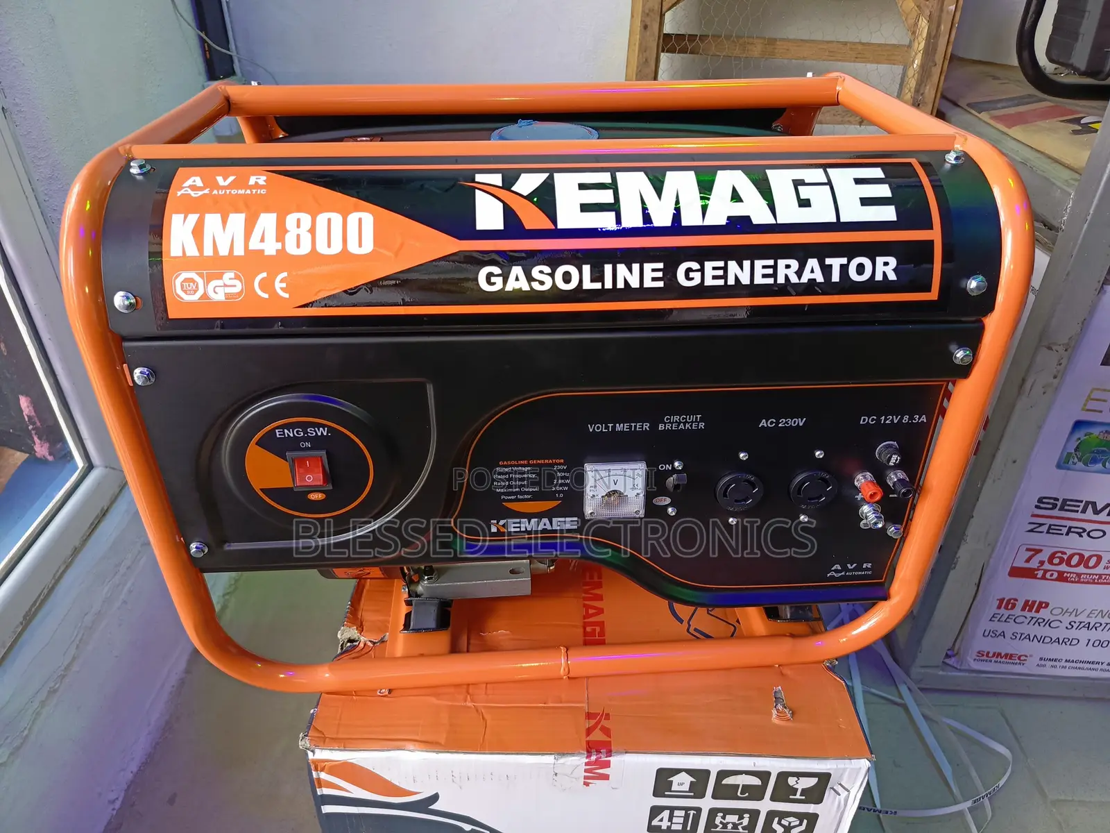 KEMAGE 3.5KVA Petrol Generator 100% Copper Wire Low Noise