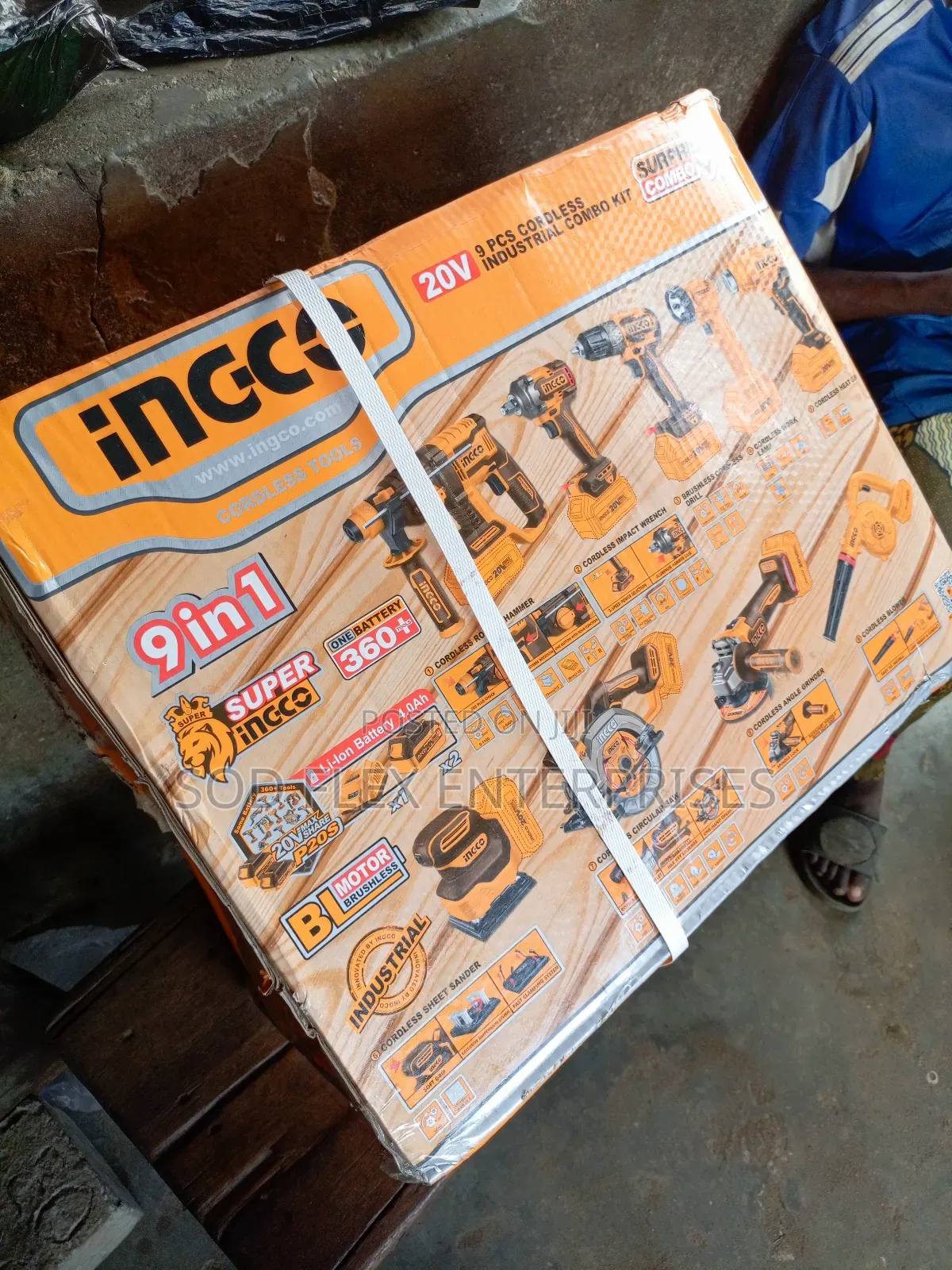 9in1 20v Combo Kit Ingco Machines