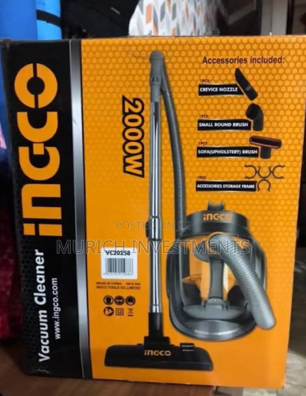 Vacuum Cleaner 2000W Ingco Vc20258