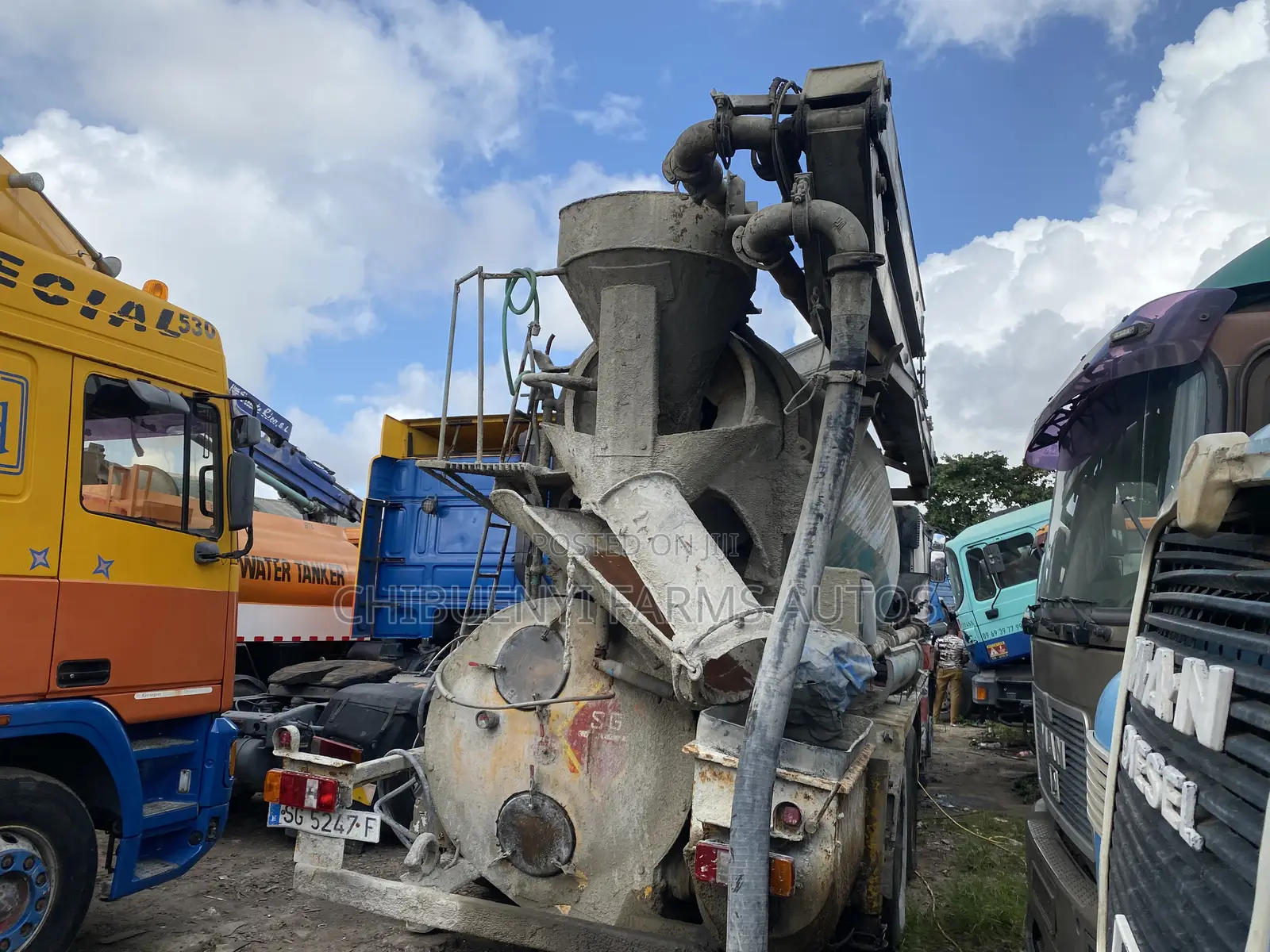 Concrete Mixer With Pump