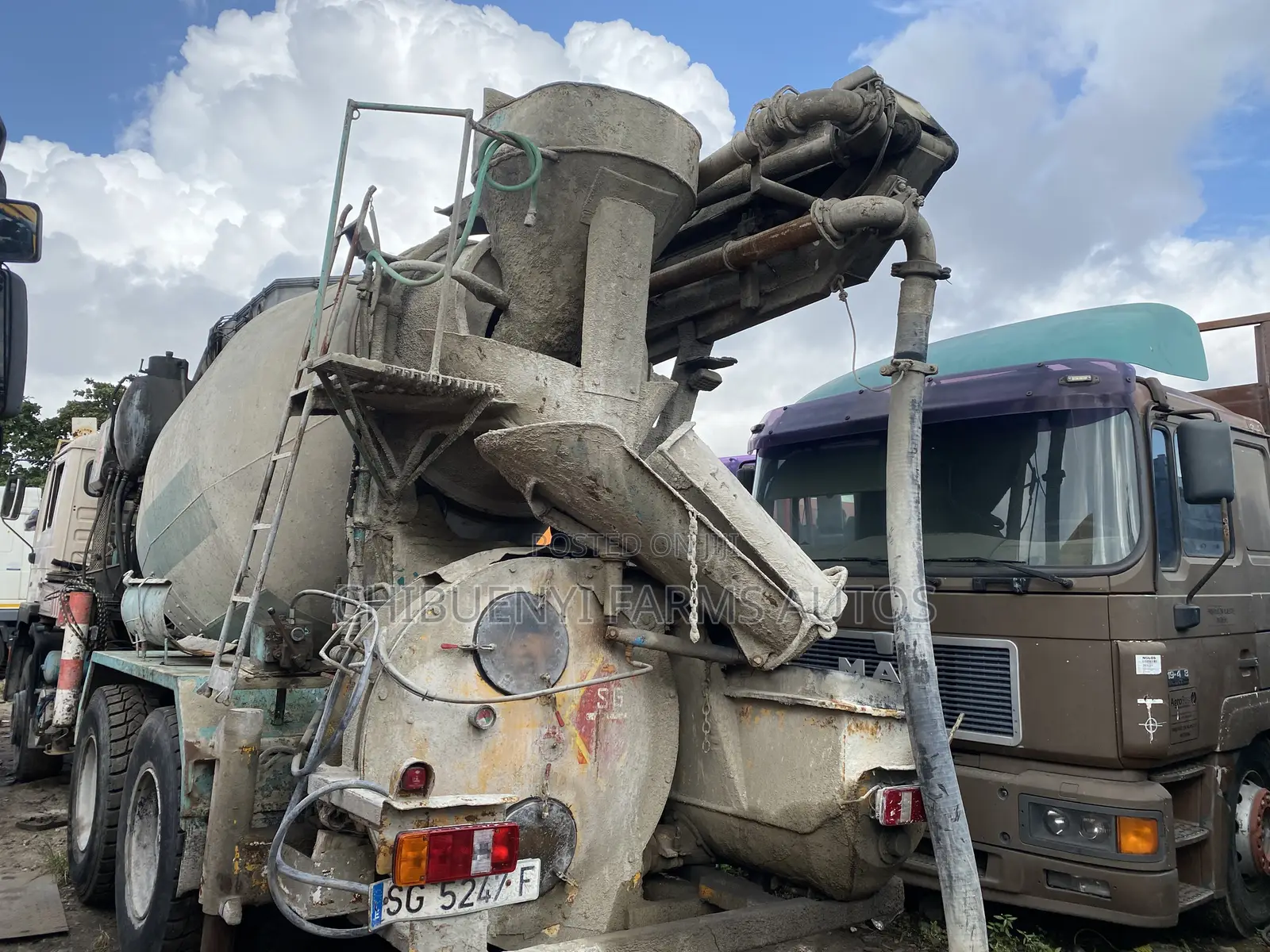 Concrete Mixer With Pump