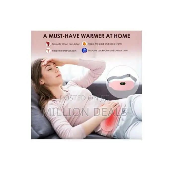 Rechargeable Usb Period Cramps Pain Relief Belt Massager