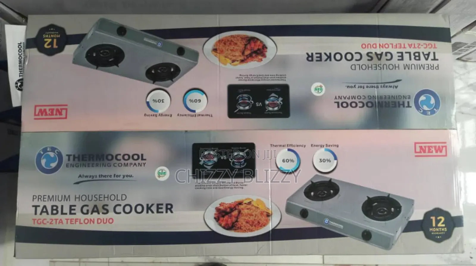 Haier Thermocool 2 Burner Table Gas Cooker -