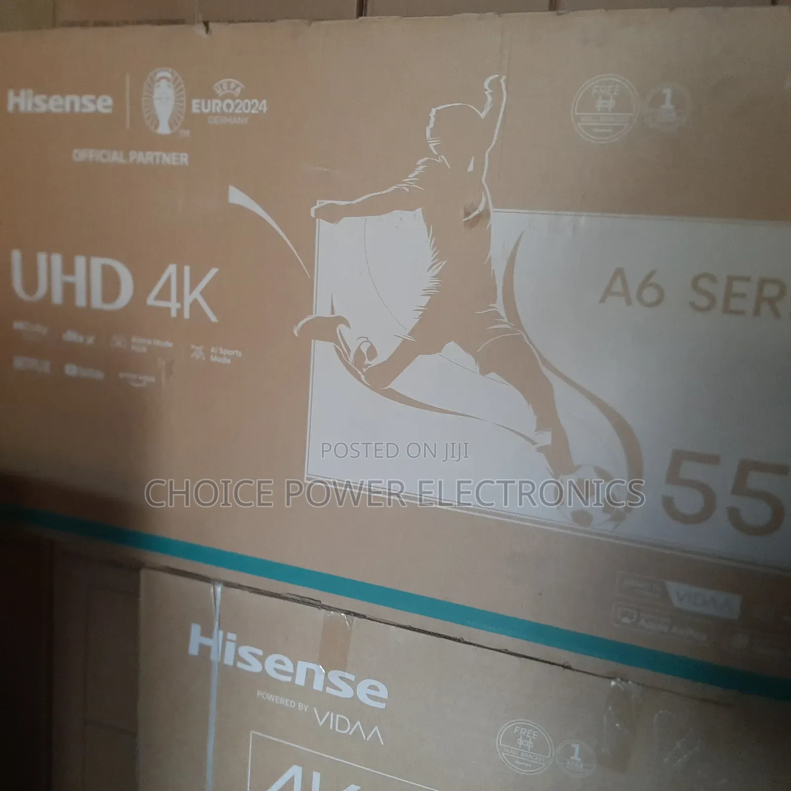 Brand New Hisense Smart Uhd TVS 55an