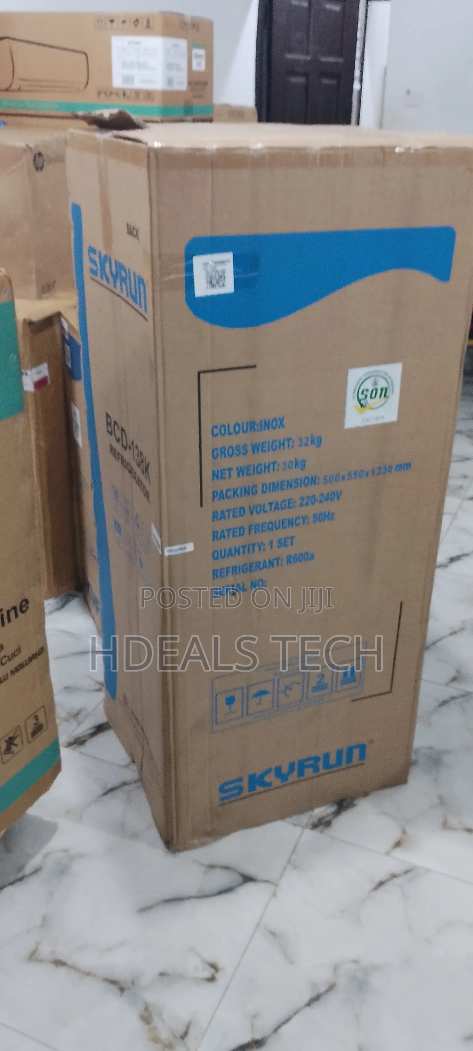 Best 138L Double Door Top Freezer Refrigerator - Skyrun