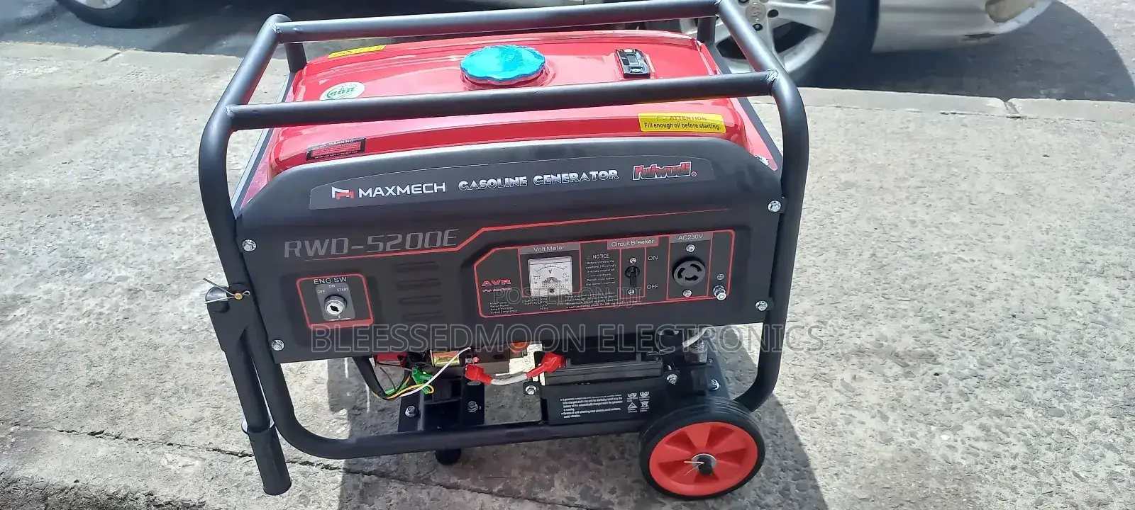 Maxmech Super Heavy Duty Petrol Generator 5.5kva Cooper Coil